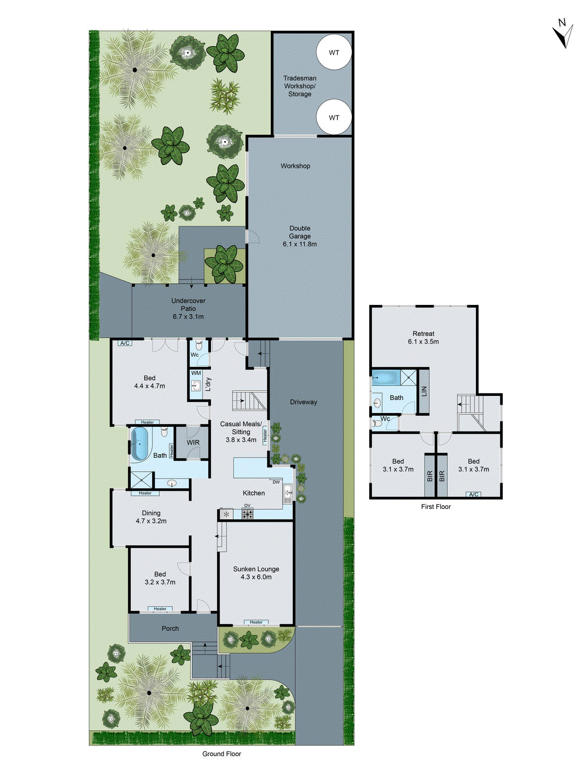 16 Electra Avenue, Ashwood VIC 3147 - Floorplan