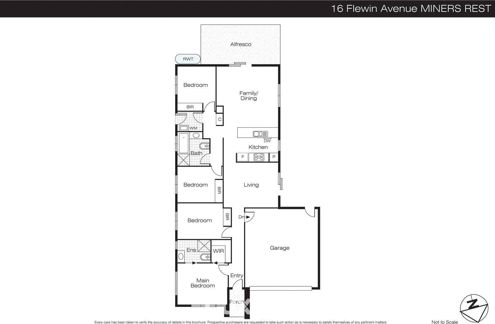 16 Flewin Avenue, Miners Rest VIC 3352 - Floorplan