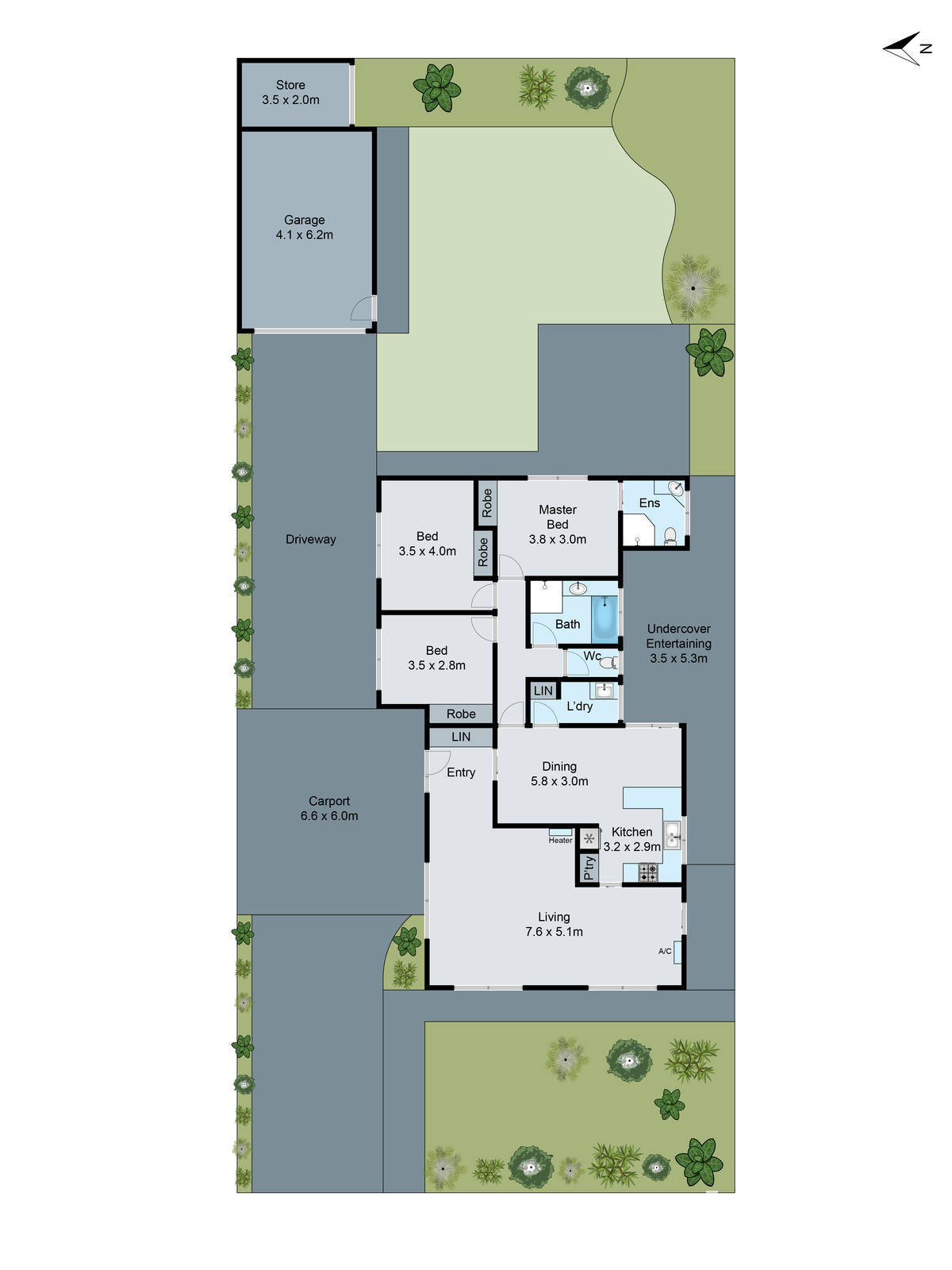 16 Fordview Crescent, BELL POST HILL VIC 3215 - Floorplan