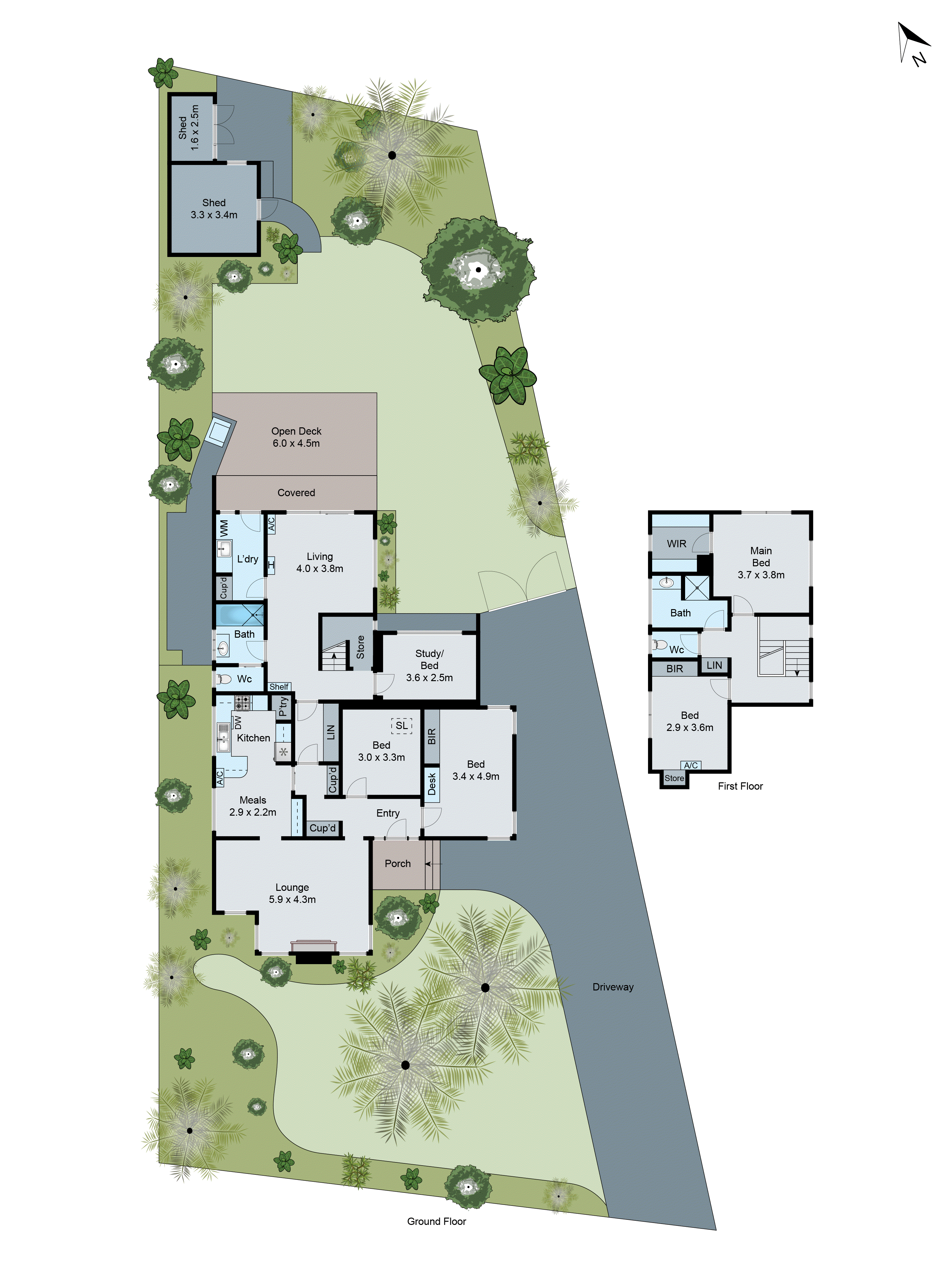 16 Girton Crescent, Manifold Heights VIC 3218 - Floorplan