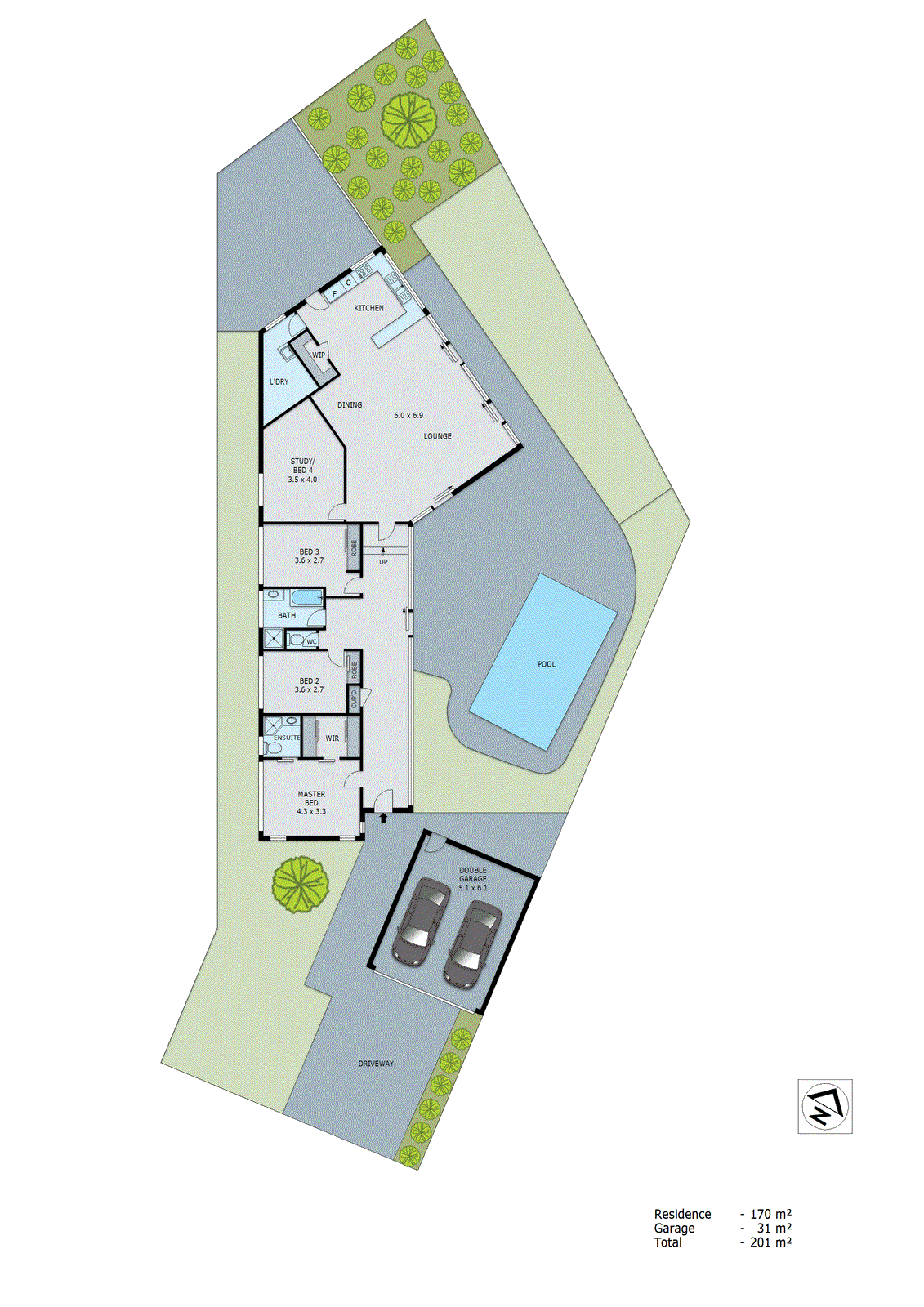 16 Golf Links Crescent, Dingley Village VIC 3172 - Floorplan