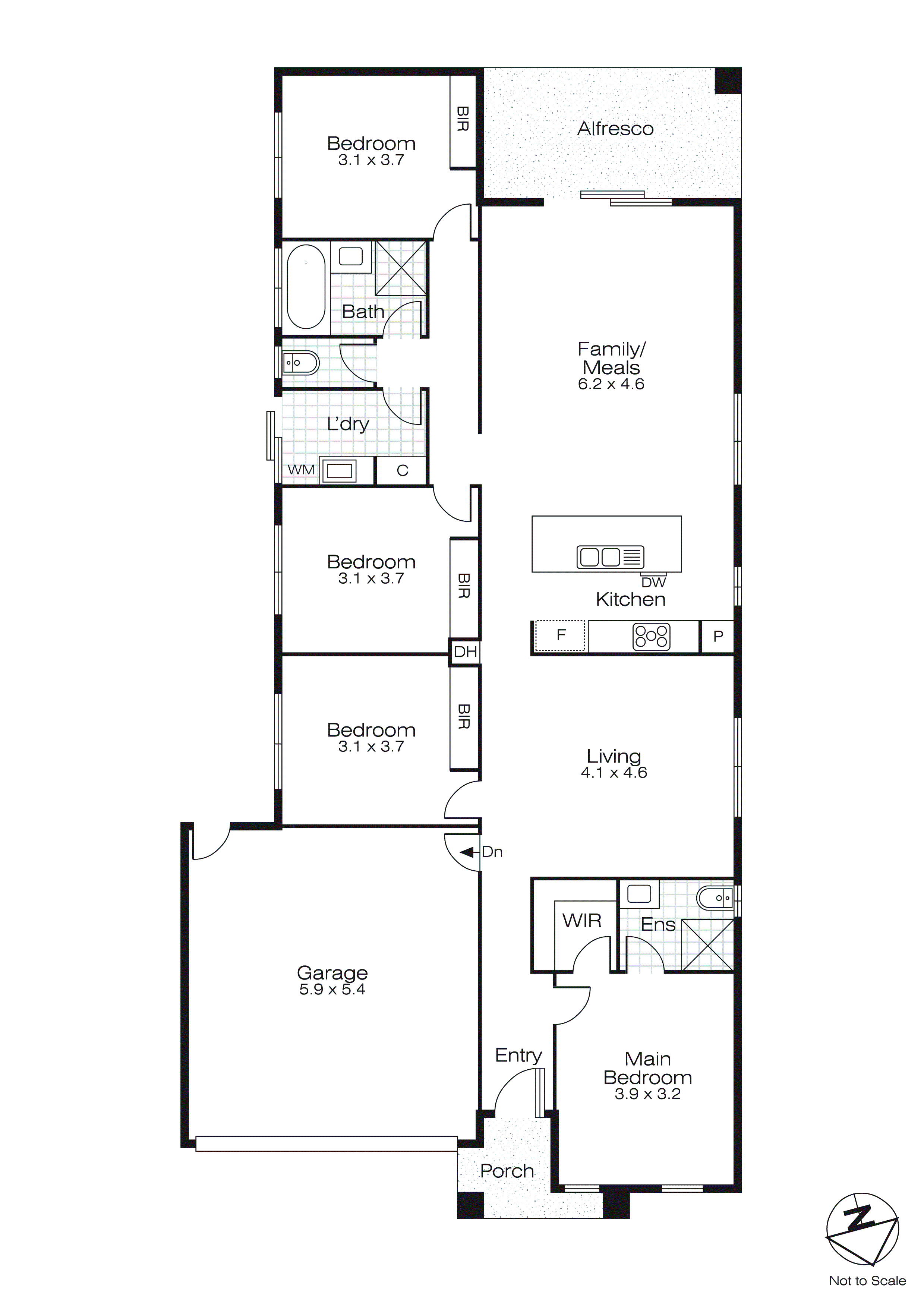 16 Grassy Street, Winter Valley VIC 3358 - Floorplan