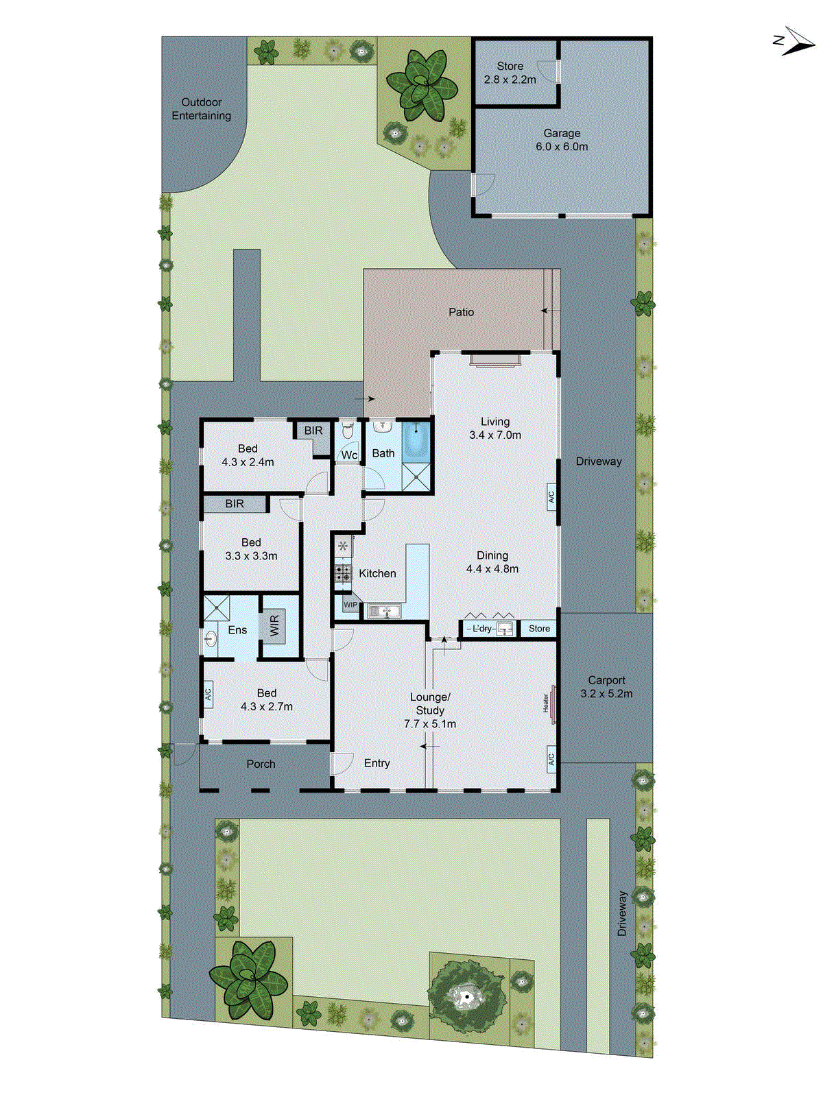 16 Illouera Avenue, Grovedale VIC 3216 - Floorplan