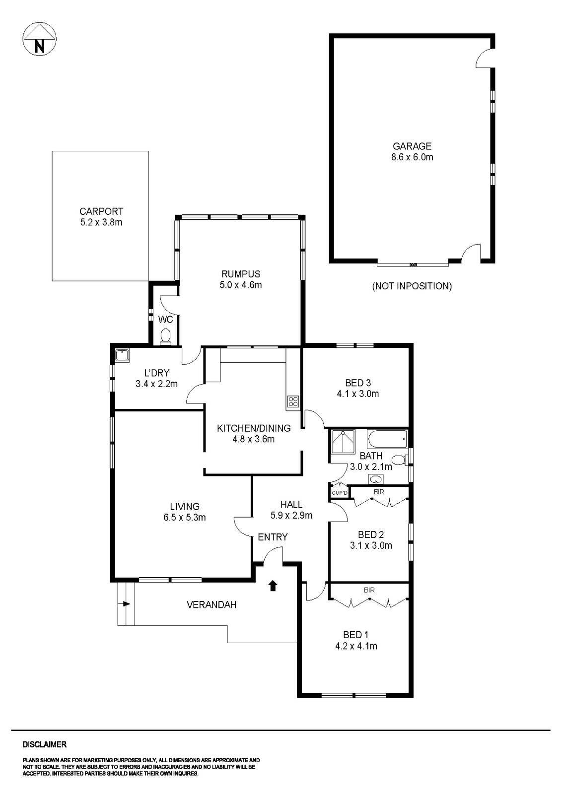 16 Iris Avenue, Wendouree VIC 3355 - Floorplan