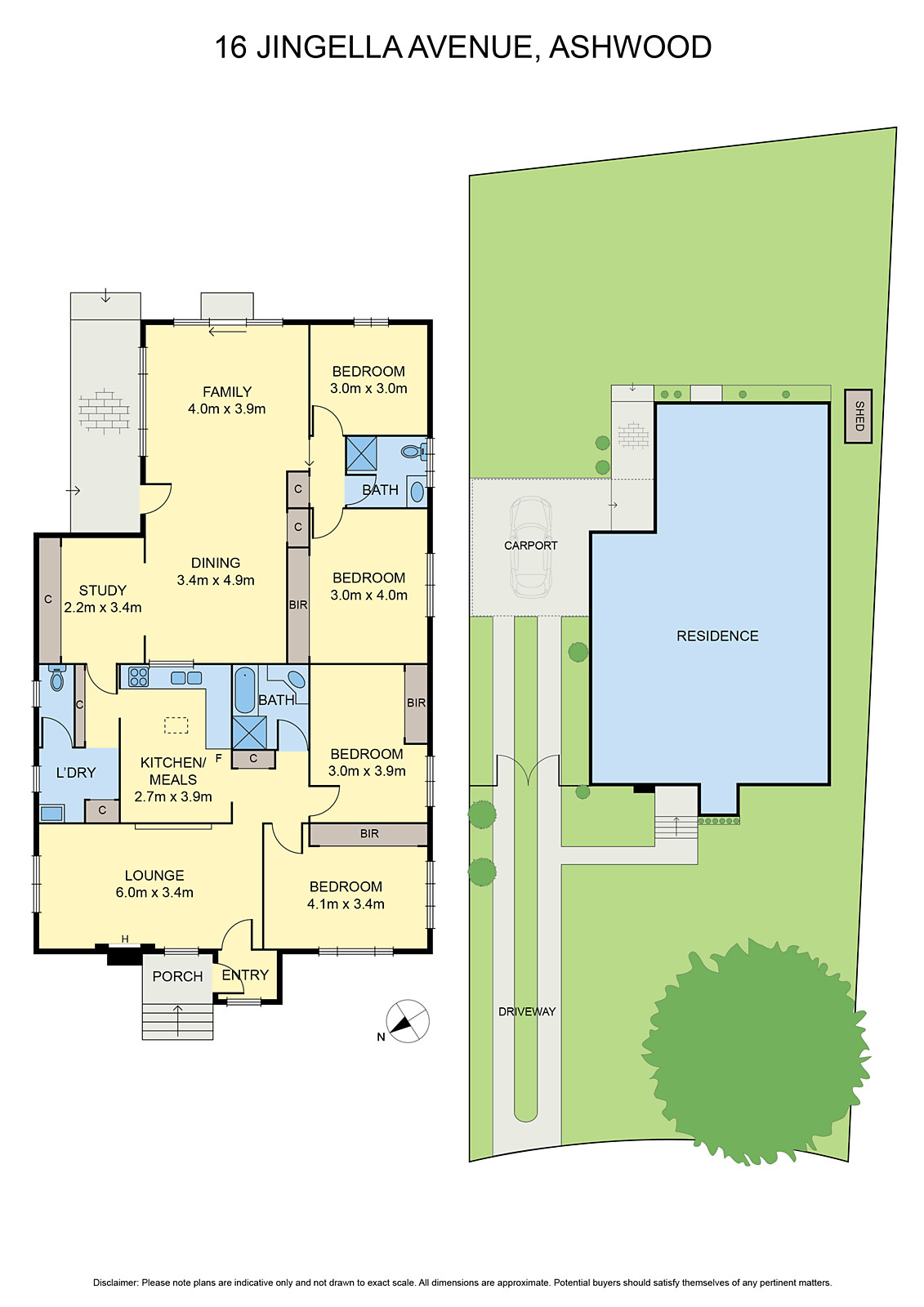 16 Jingella Avenue, Ashwood VIC 3147 - Floorplan