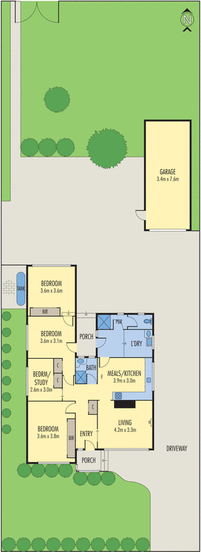 16 June Avenue, Hamlyn Heights VIC 3215 - Floorplan