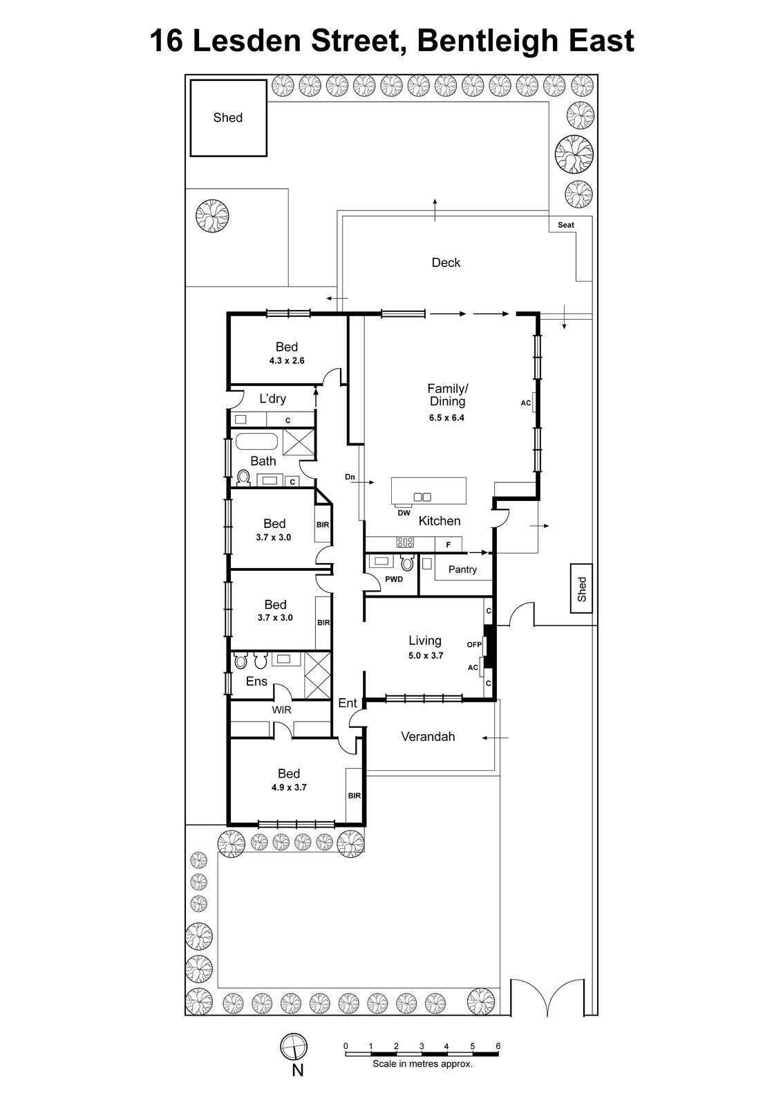 16 Lesden Street, Bentleigh East VIC 3165 - Floorplan