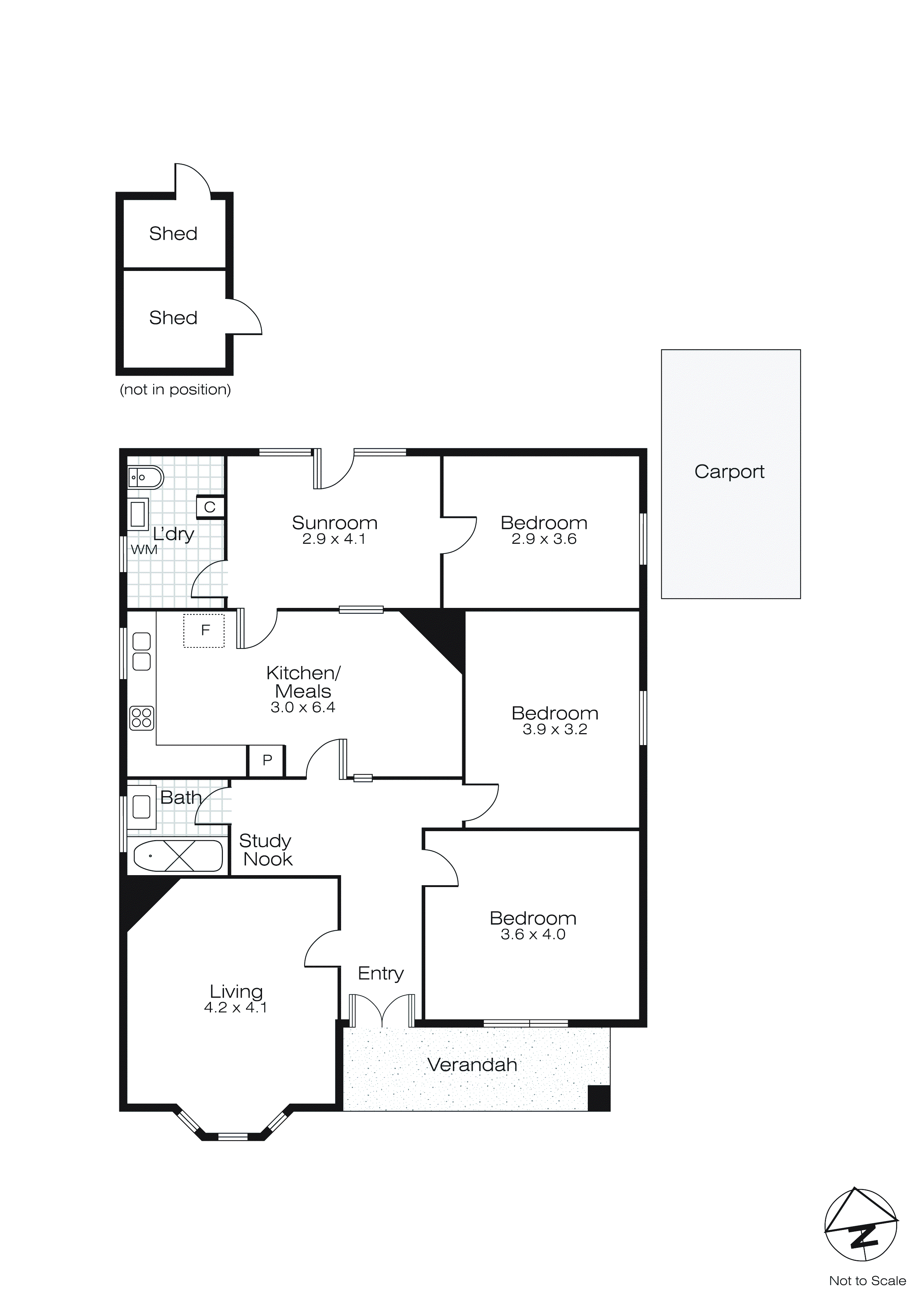 16 Linden Avenue, Wendouree VIC 3355 - Floorplan
