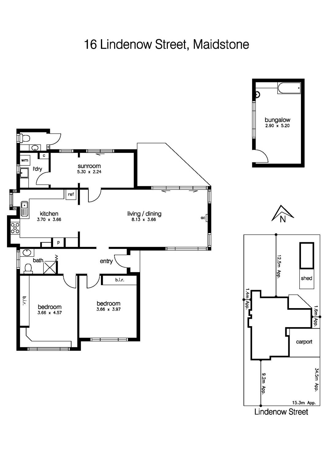 16 Lindenow Street, MAIDSTONE VIC 3012 - Floorplan