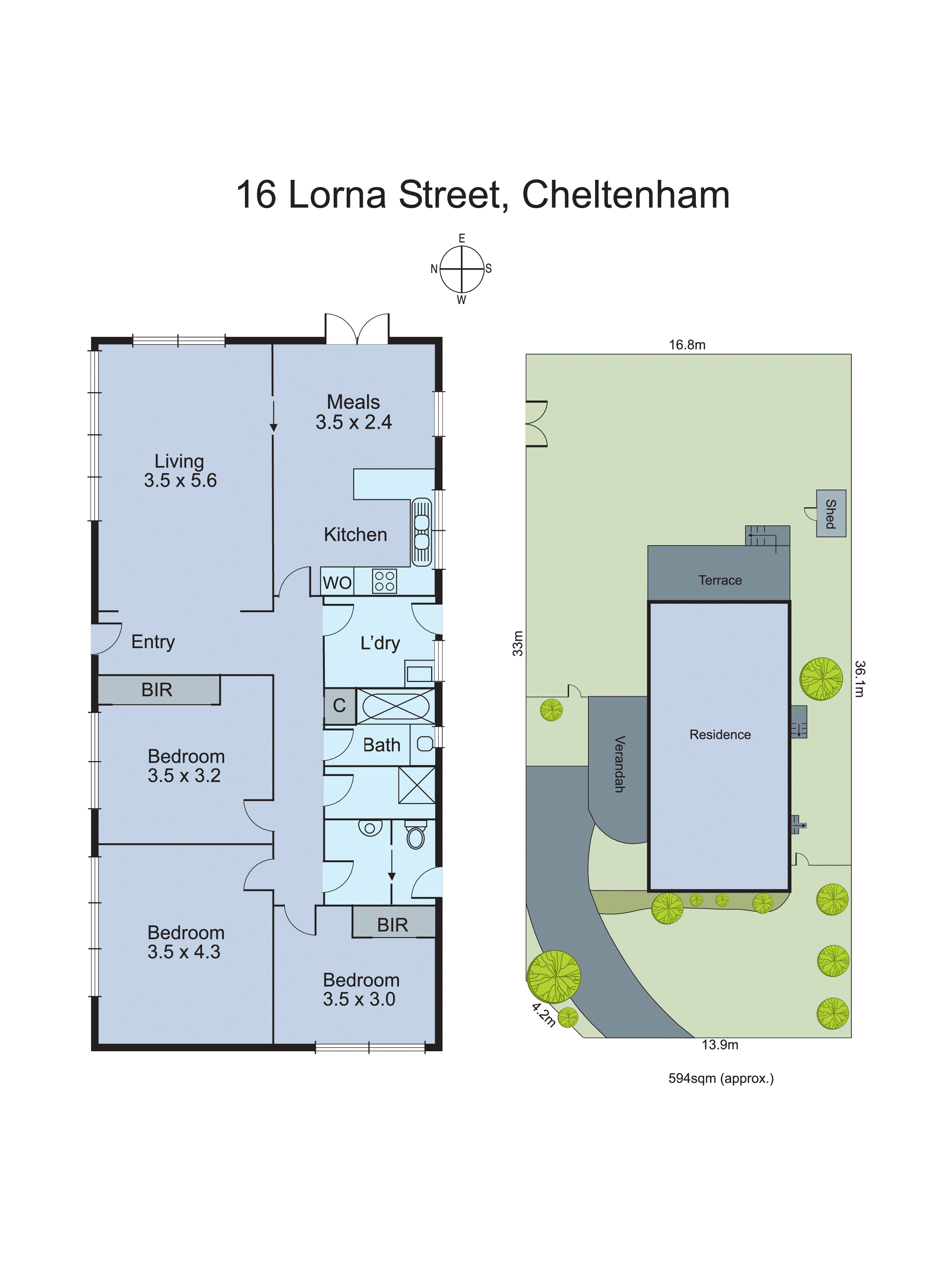 16 Lorna Street, Cheltenham VIC 3192 - Floorplan