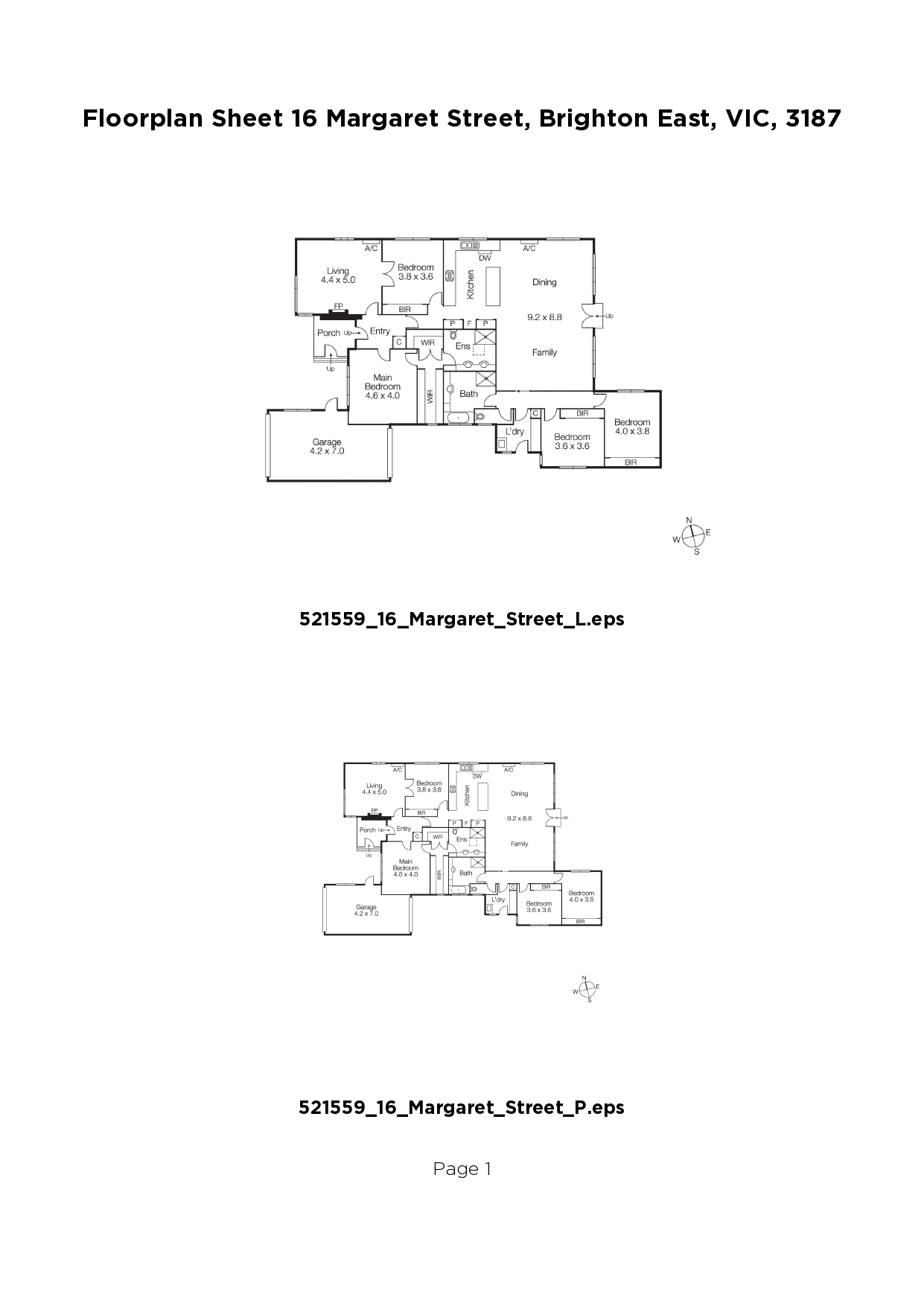 16 Margaret Street, Brighton East VIC 3187 - Floorplan