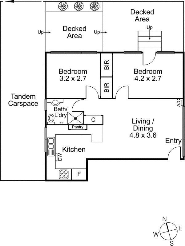 1/6 Marriott Street, St Kilda VIC 3182 - Floorplan