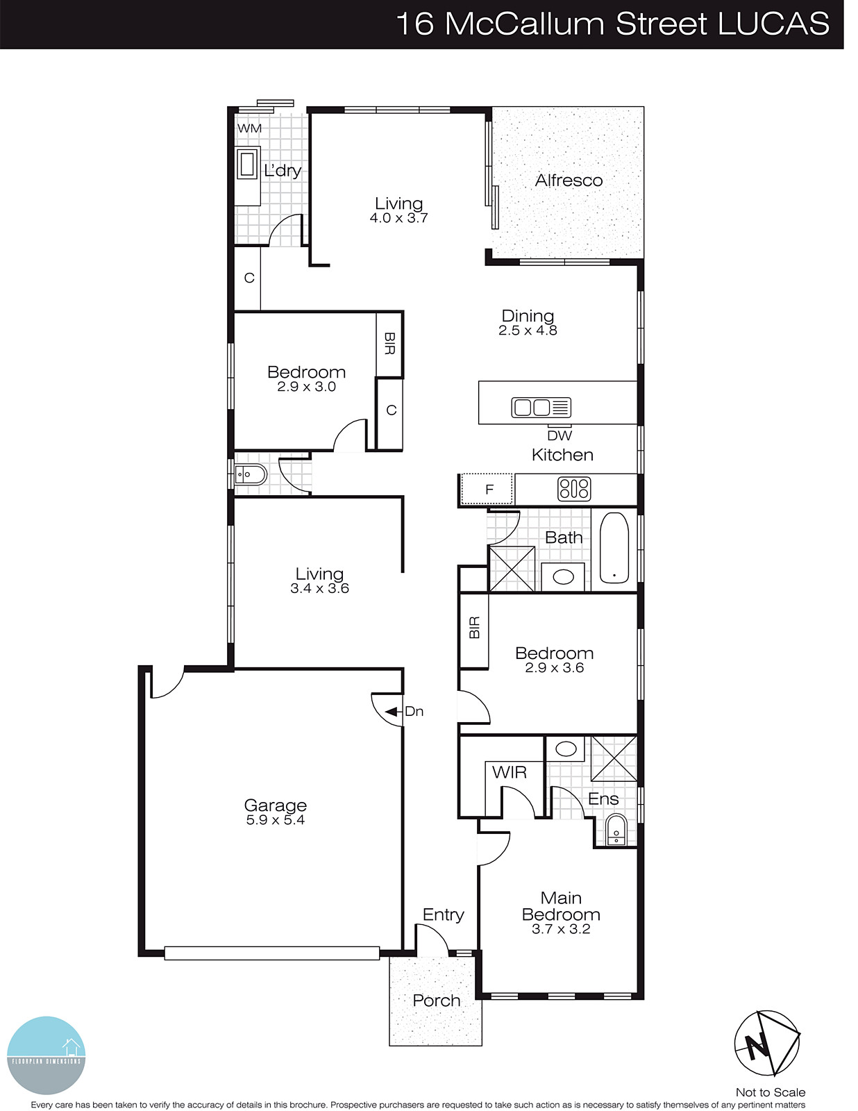 16 McCallum Street, Lucas VIC 3350 - Floorplan
