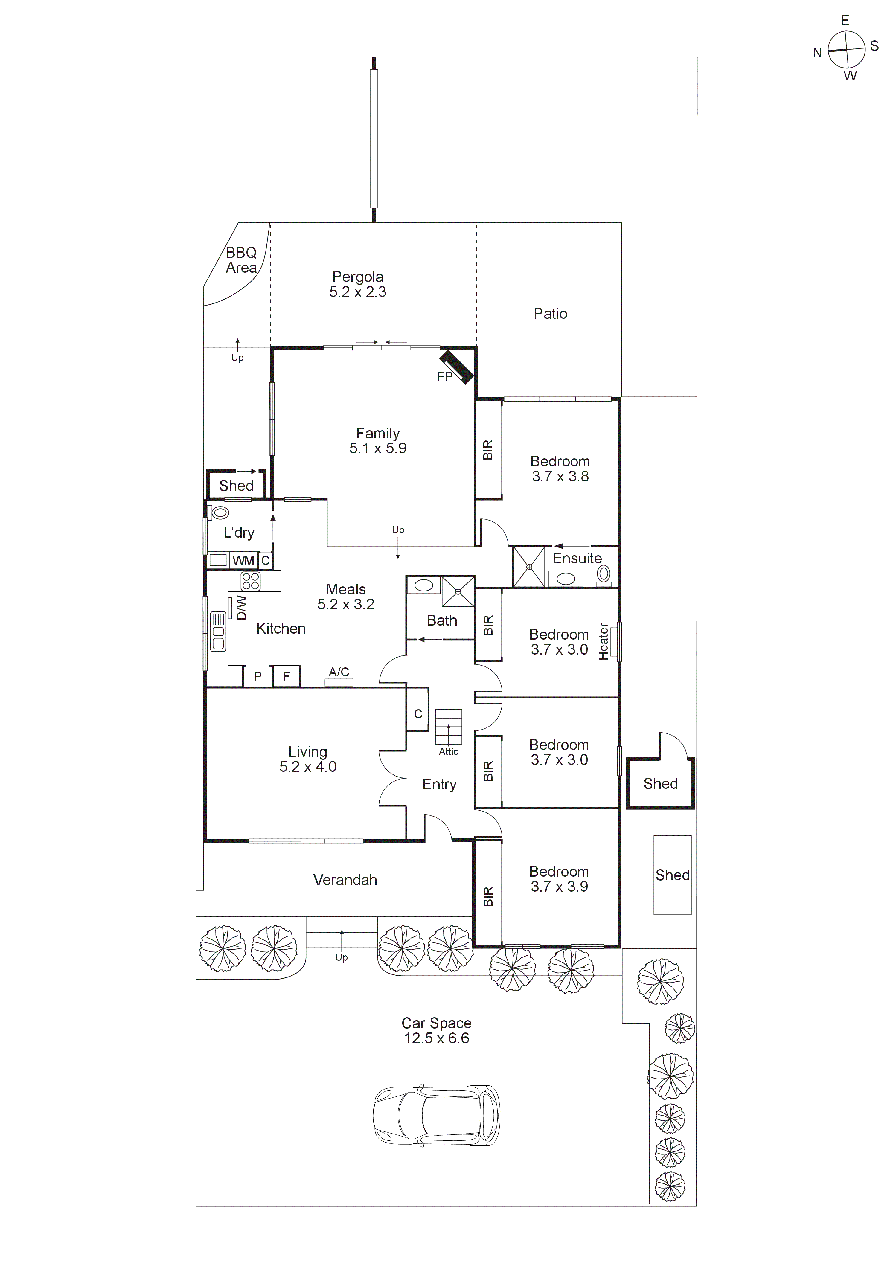 1/6 Melball Street, Bentleigh East VIC 3165 - Floorplan