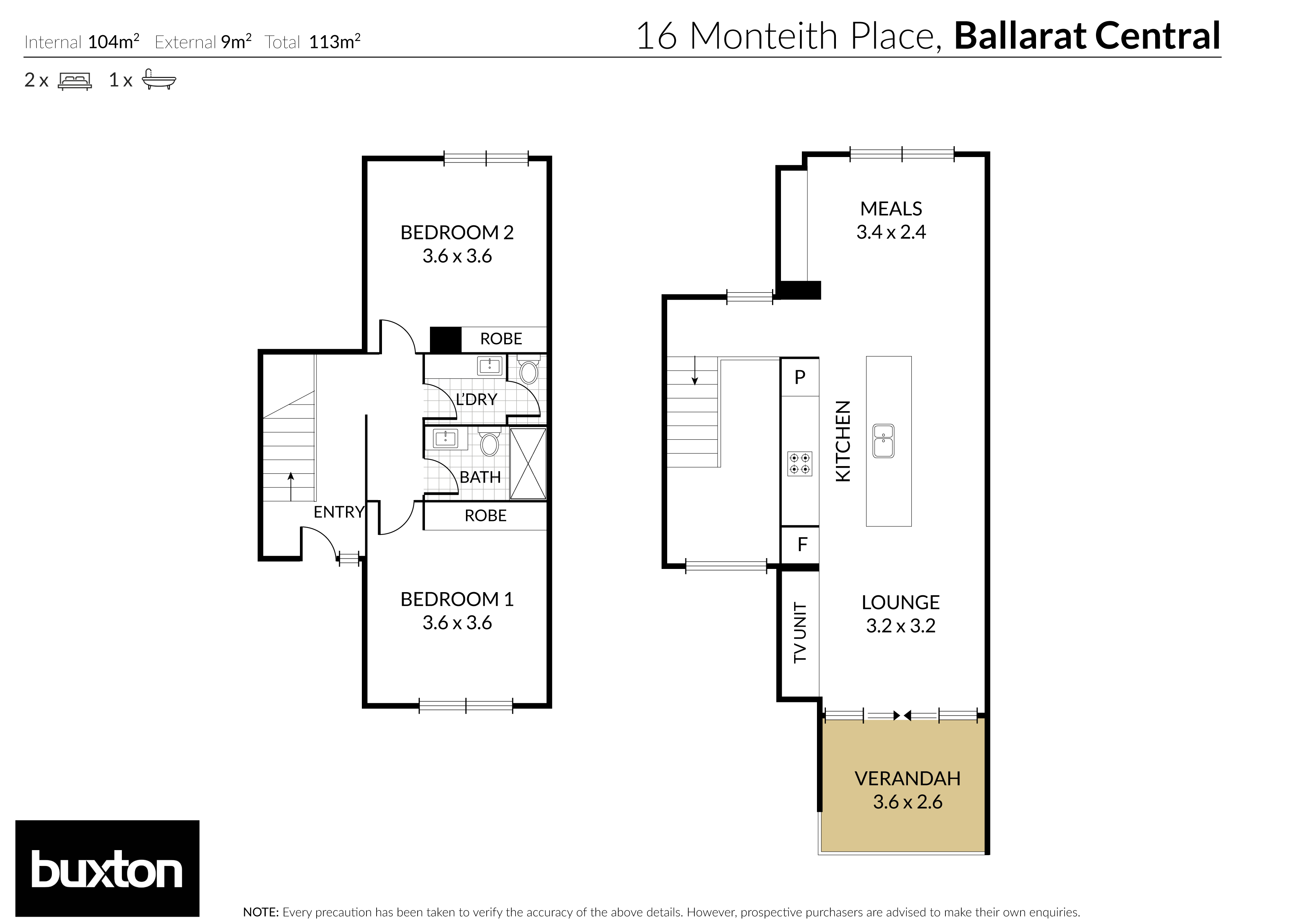 16 Monteith Place, Ballarat Central VIC 3350 - Floorplan