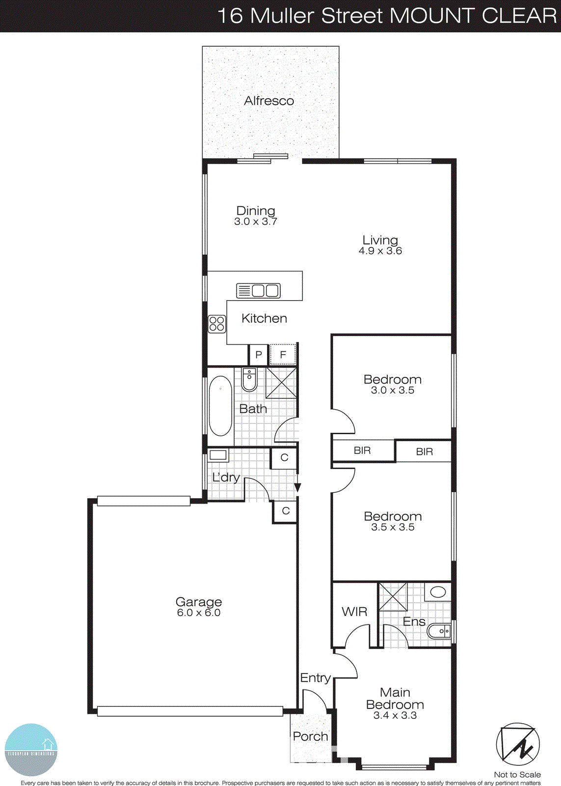 16 Muller Court, Mount Clear VIC 3350 - Floorplan