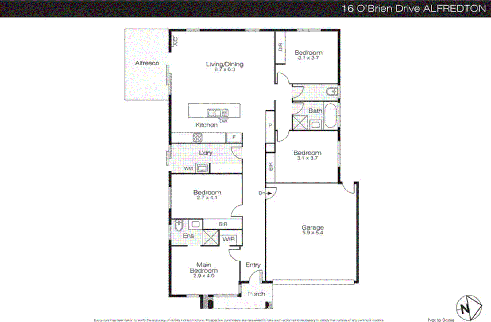 16 O'Brien Drive, Alfredton VIC 3350 - Floorplan