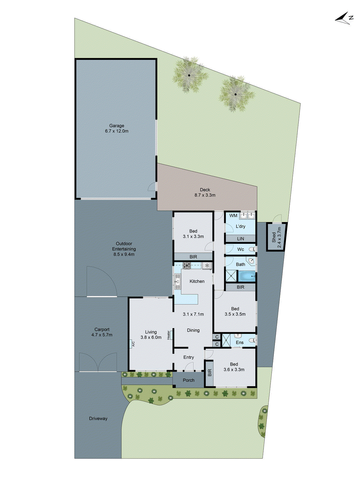 16 Parkgate Lane, Grovedale VIC 3216 - Floorplan