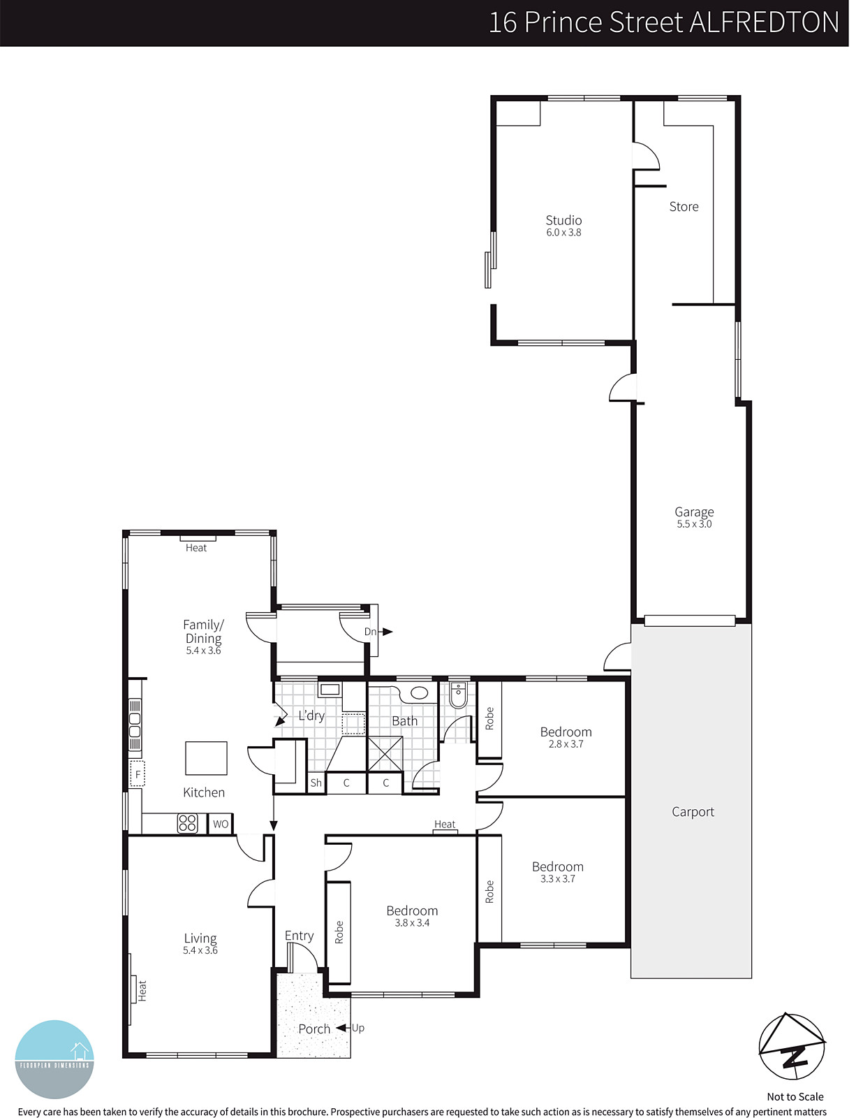 16 Prince Street, Alfredton VIC 3350 - Floorplan