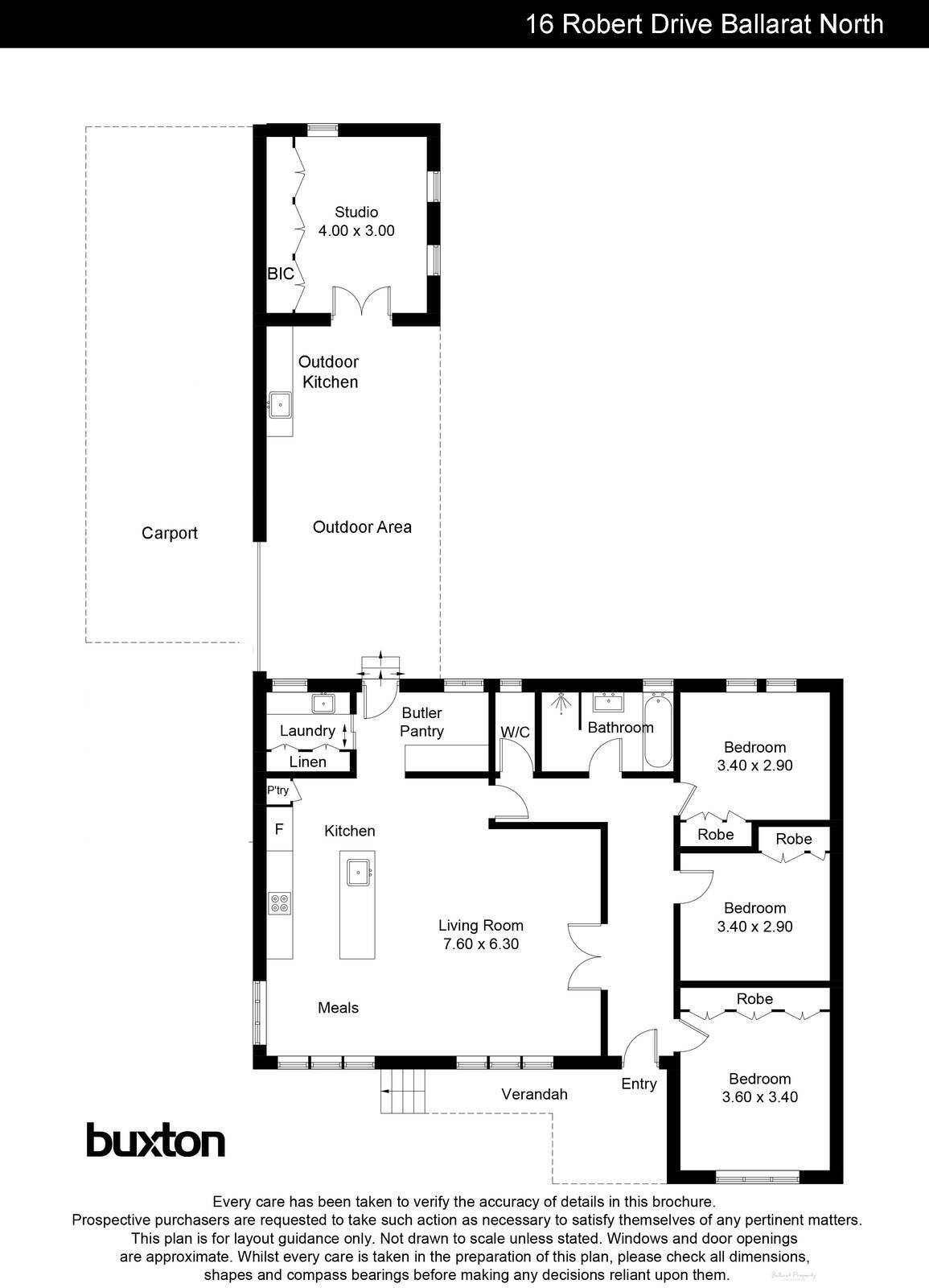 16 Robert Drive, Ballarat North VIC 3350 - Floorplan