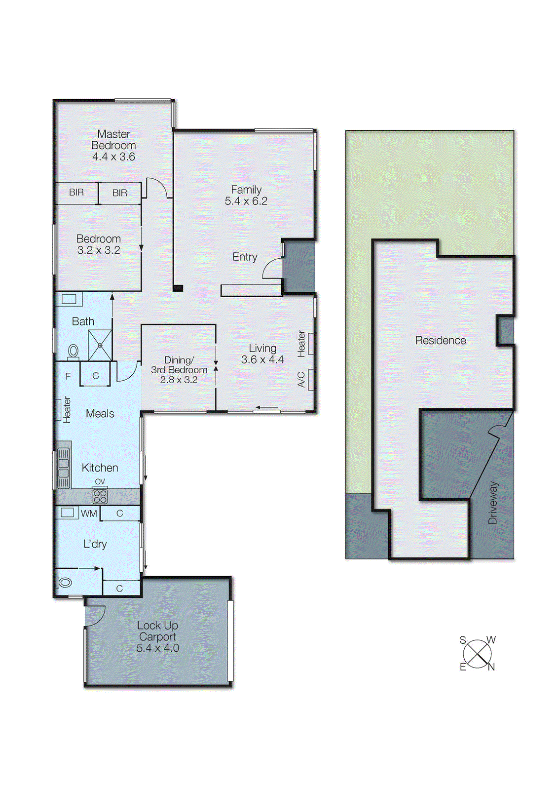 1/6 Shafton Street, Huntingdale VIC 3166 - Floorplan