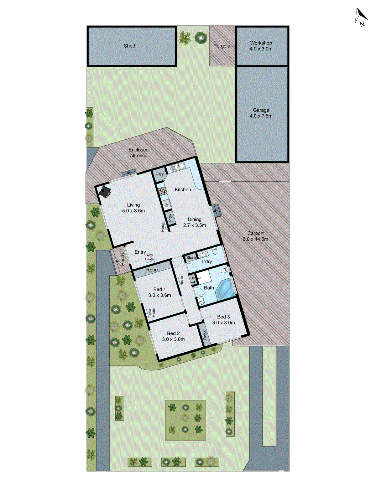 16 Sharland Road, Corio VIC 3214 - Floorplan