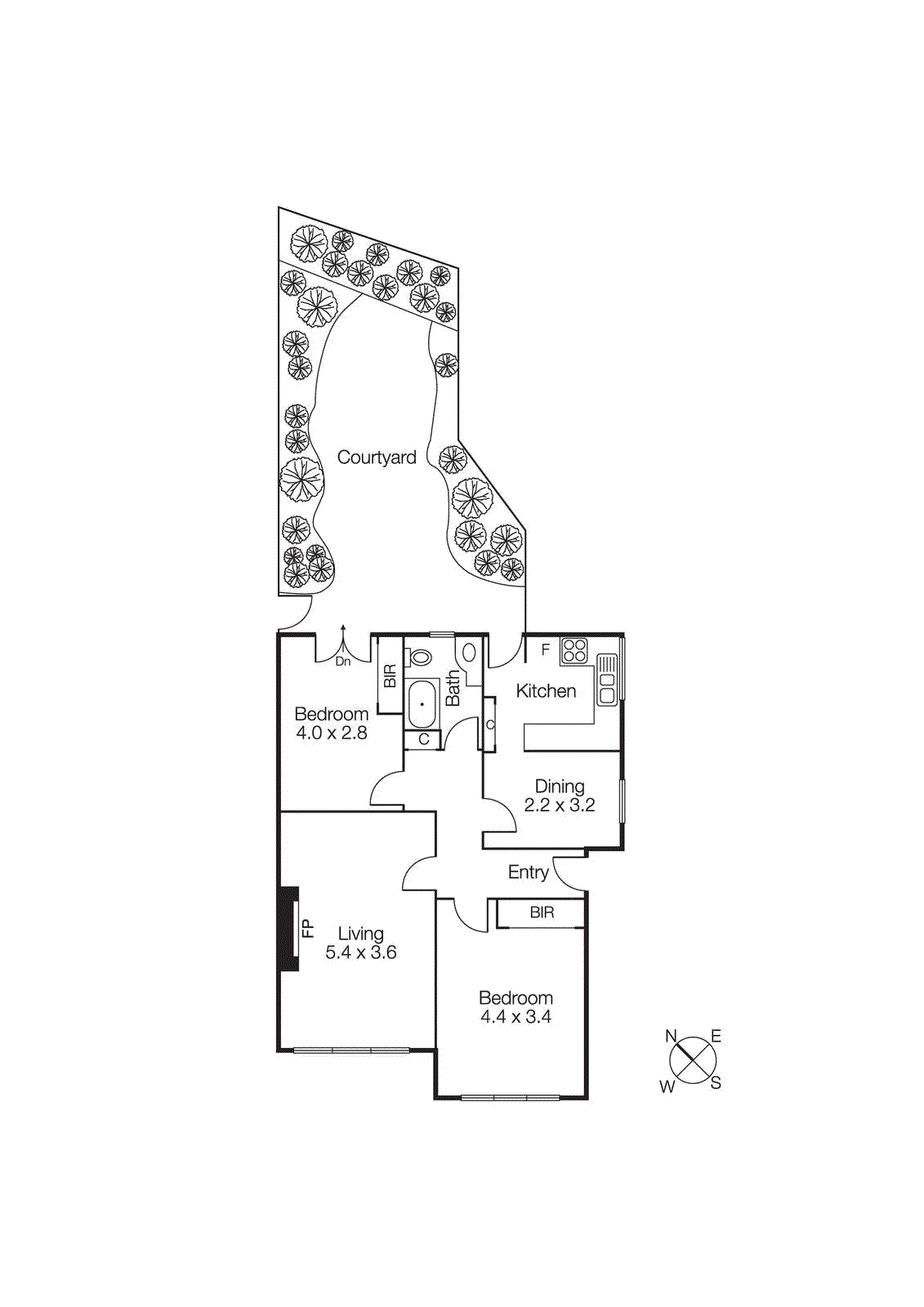 1/6 Southey Court, Elwood VIC 3184 - Floorplan