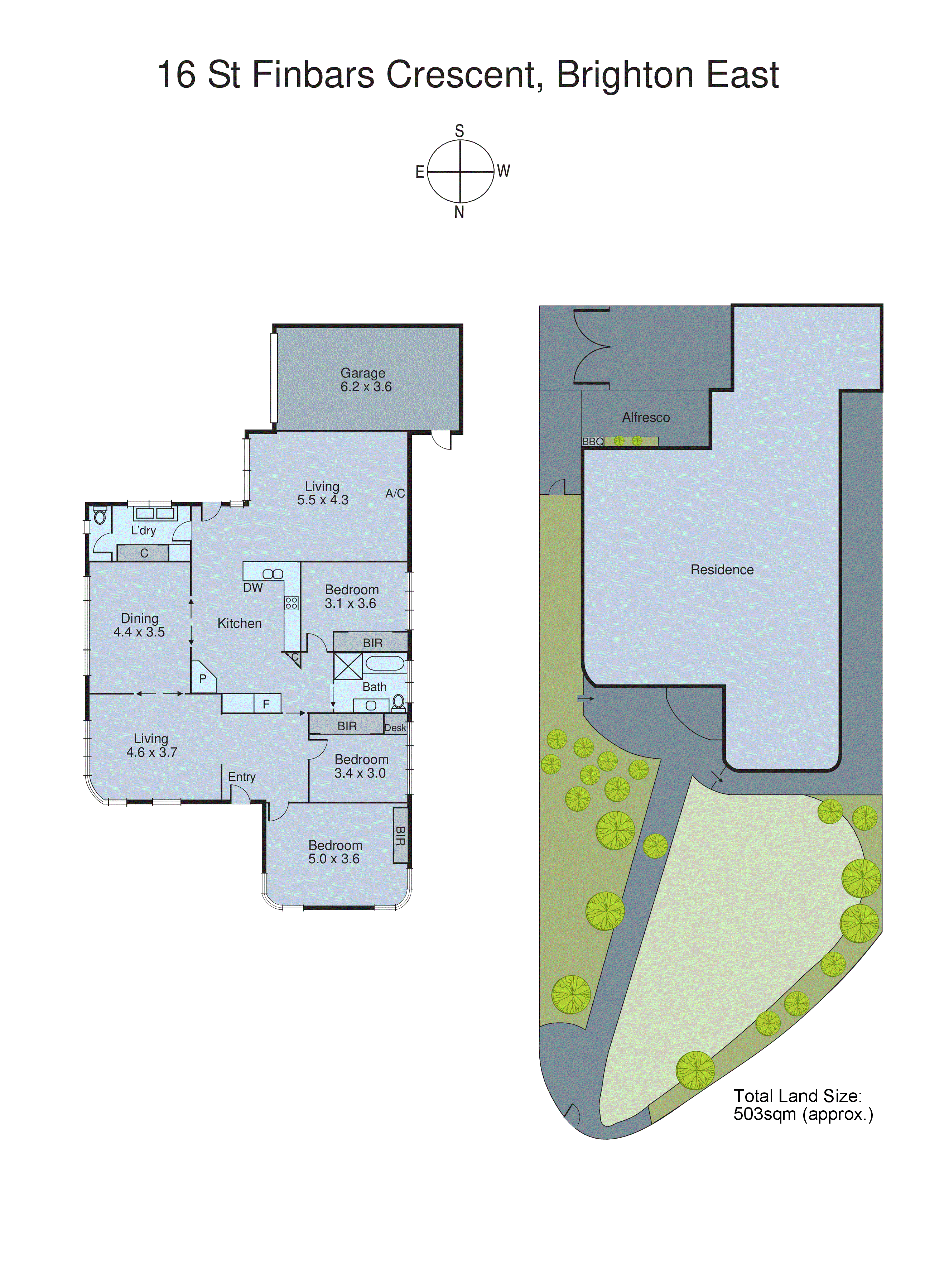 16 St Finbars Crescent, Brighton East VIC 3187 - Floorplan