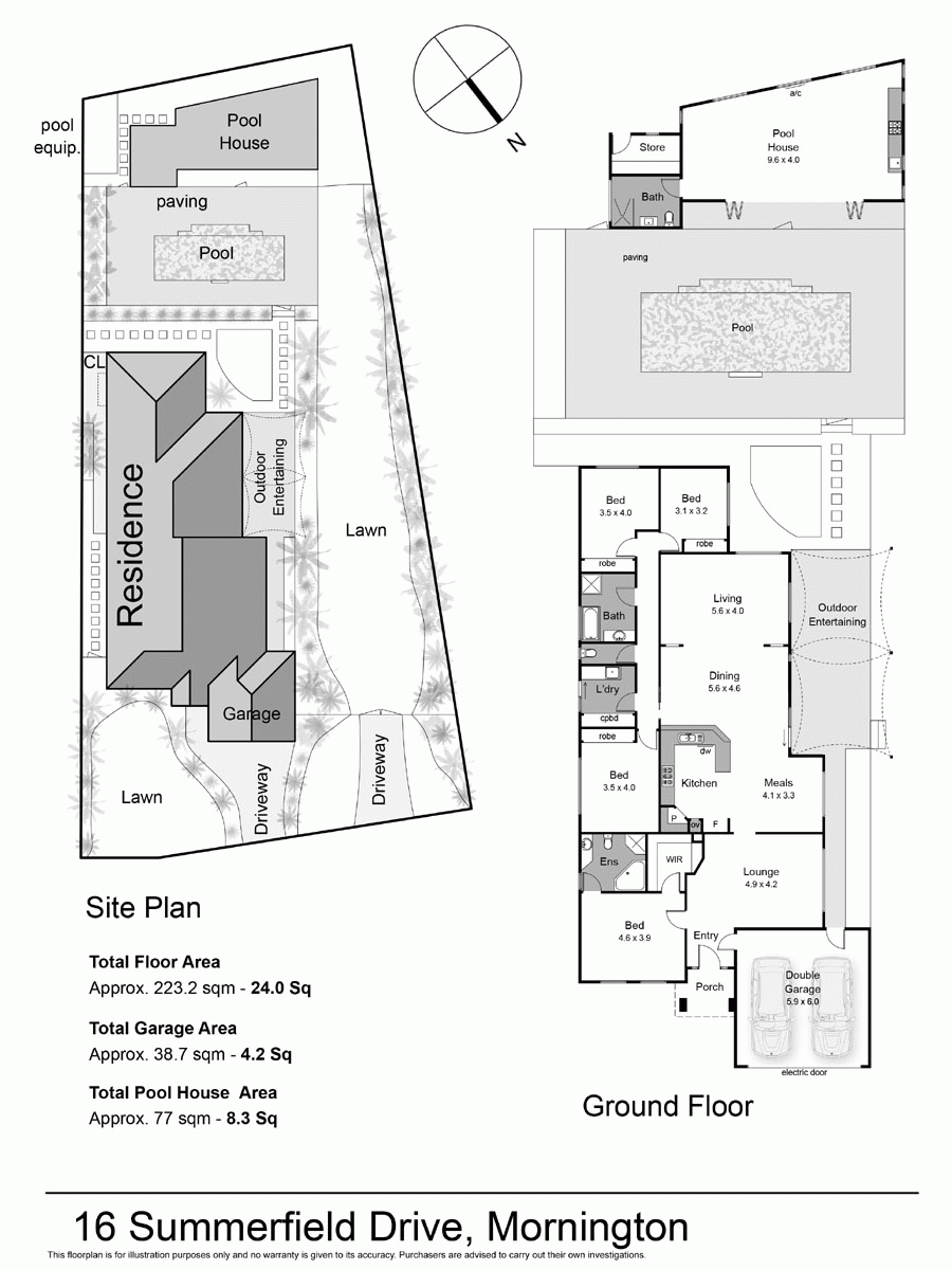 16 Summerfield Drive, MORNINGTON VIC 3931 - Floorplan