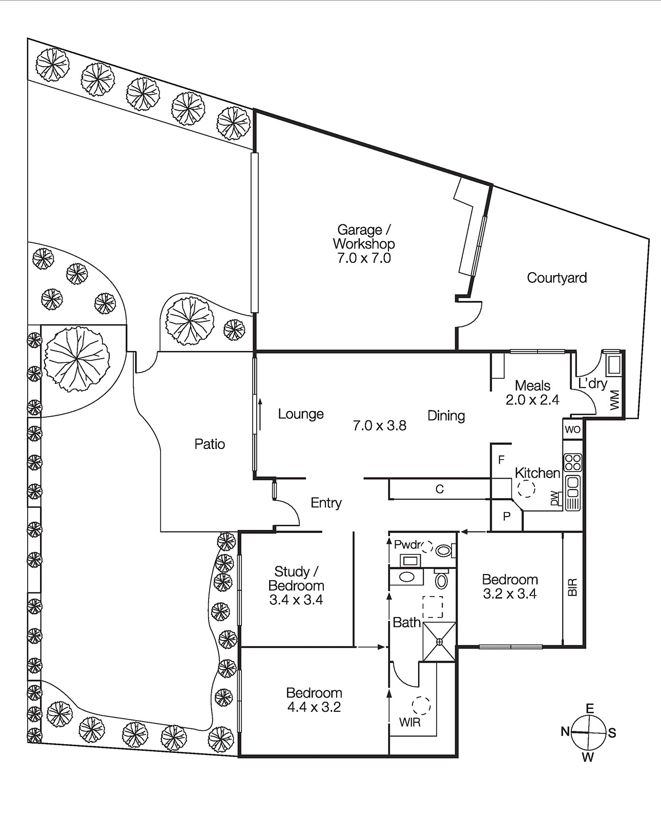 1/6 Sylvia Crescent, Black Rock VIC 3193 - Floorplan