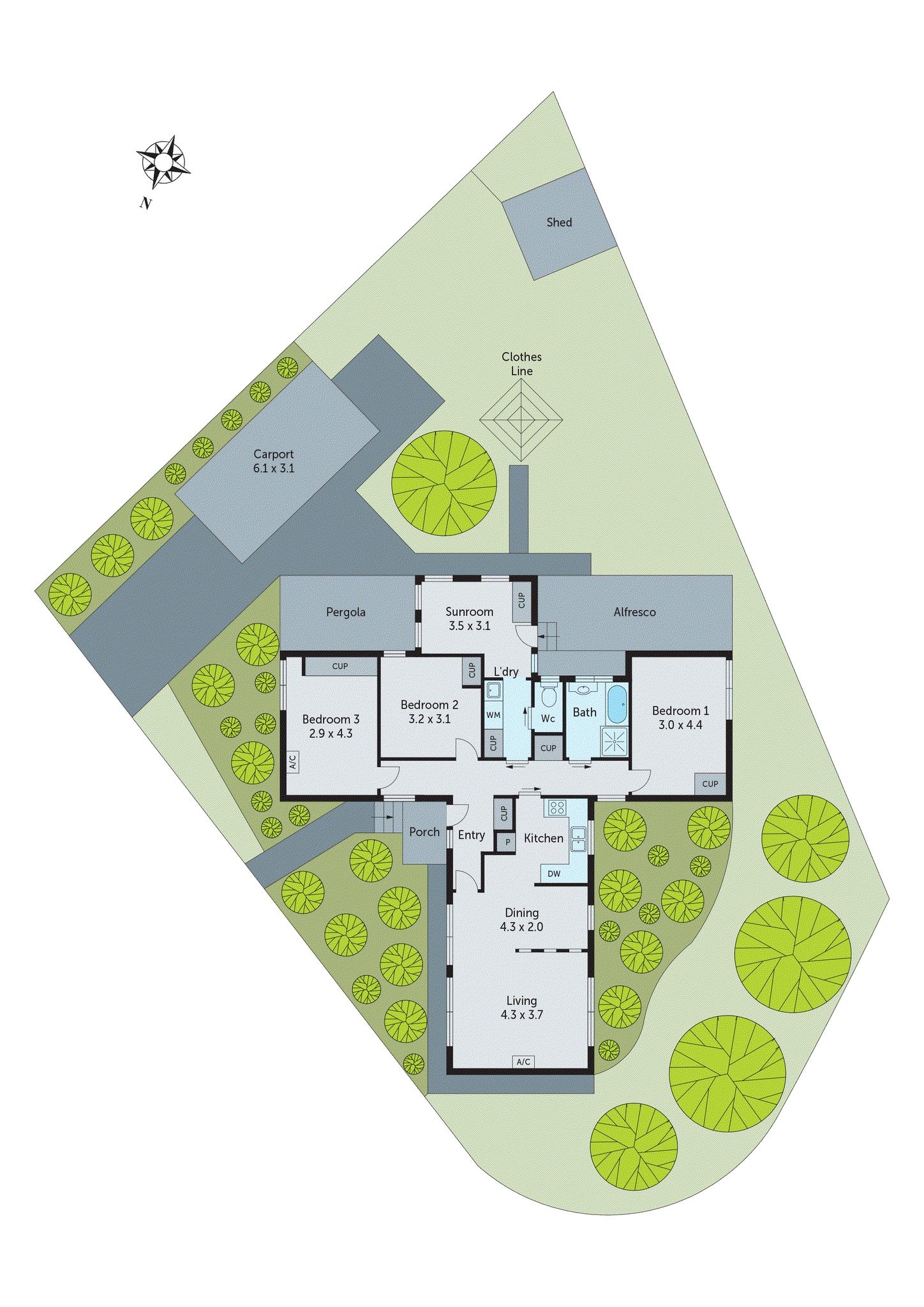 16 Veronica Avenue, Newcomb VIC 3219 - Floorplan