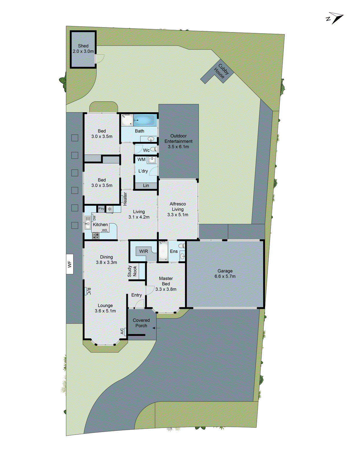 16 Villea Avenue, Grovedale VIC 3216 - Floorplan