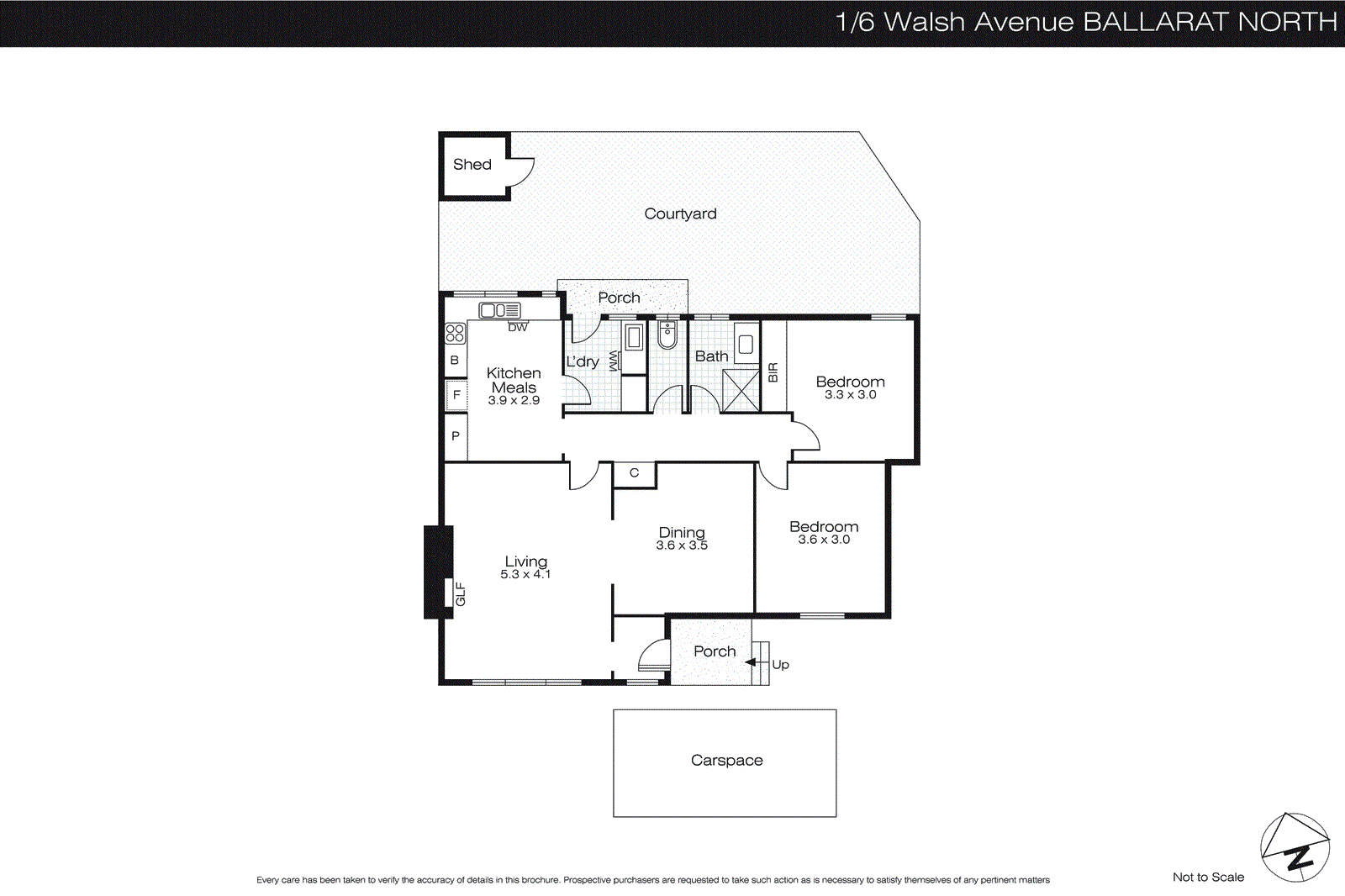 1/6 Walsh Avenue, Ballarat North VIC 3350 - Floorplan