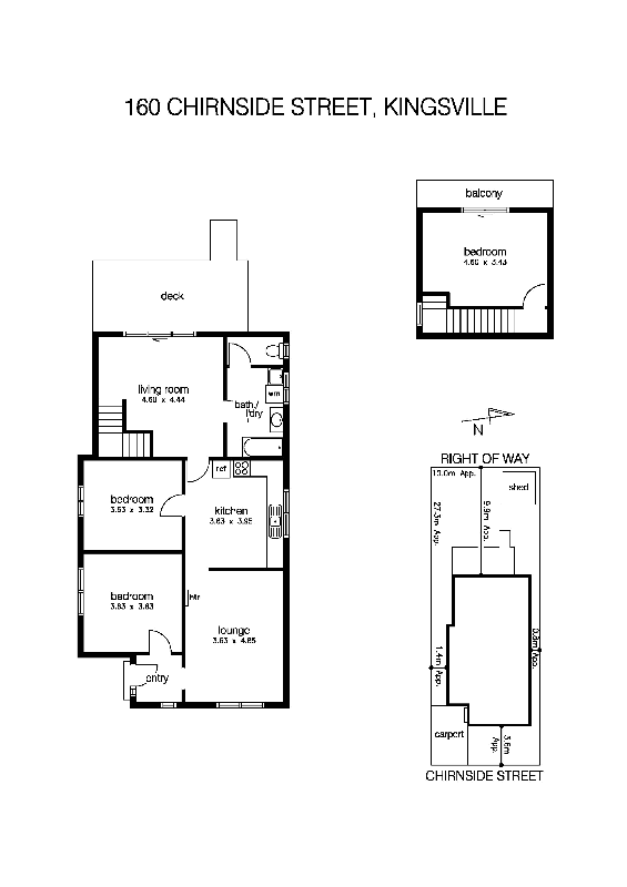 160 Chirnside Street, KINGSVILLE VIC 3012 - Floorplan