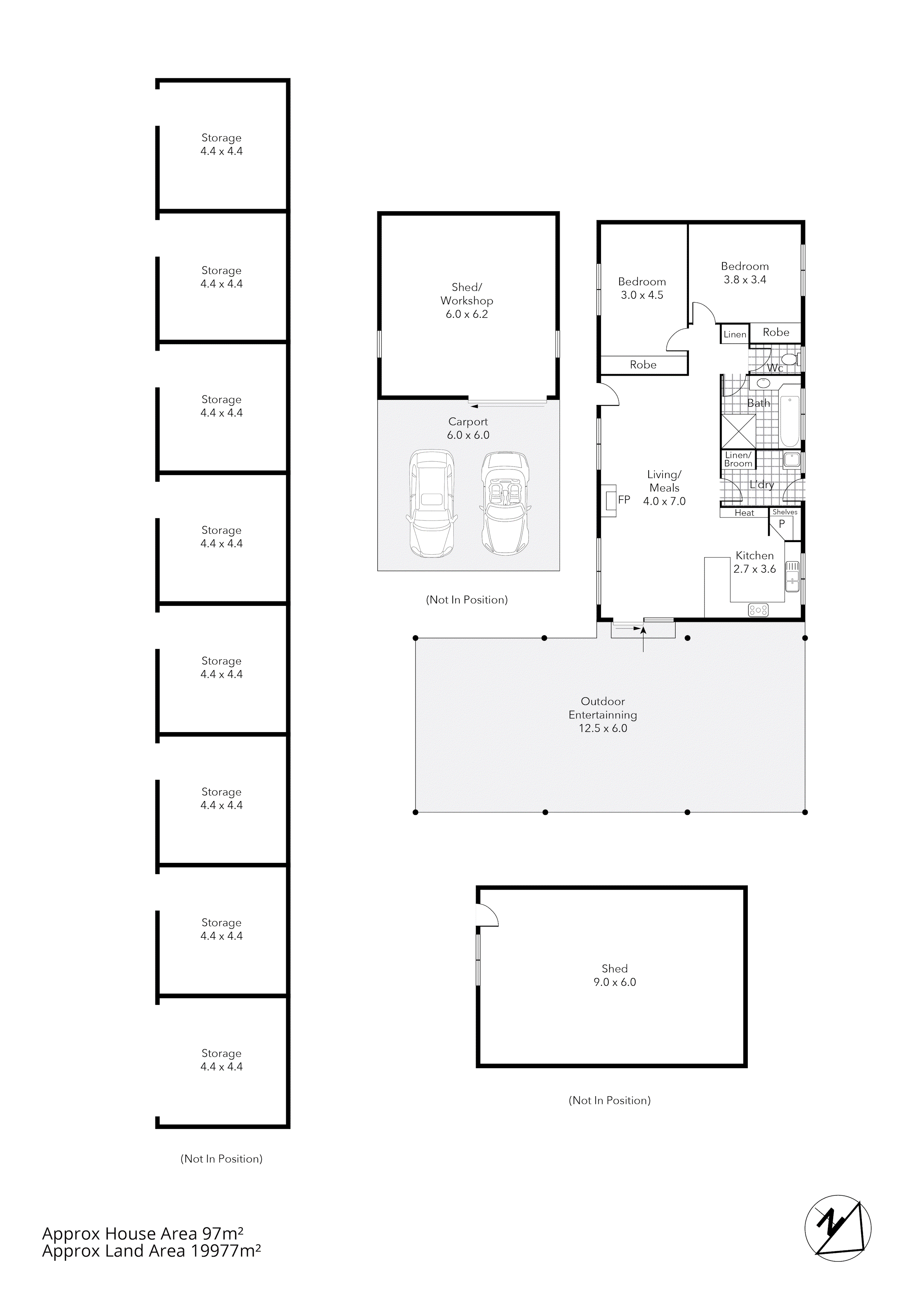 160 Fairview Drive, Clunes VIC 3370 - Floorplan