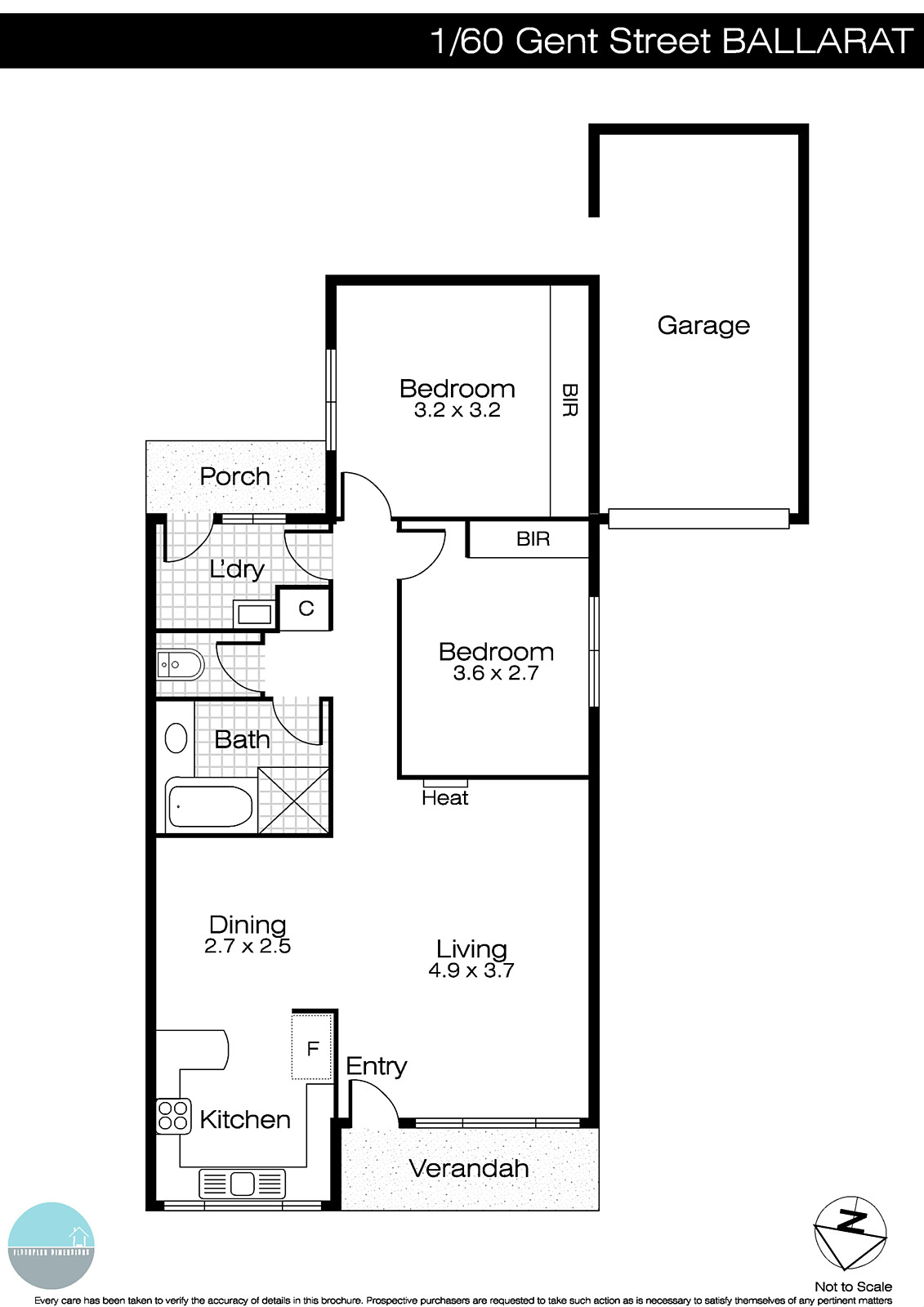 1/60 Gent Street, Ballarat East VIC 3350 - Floorplan