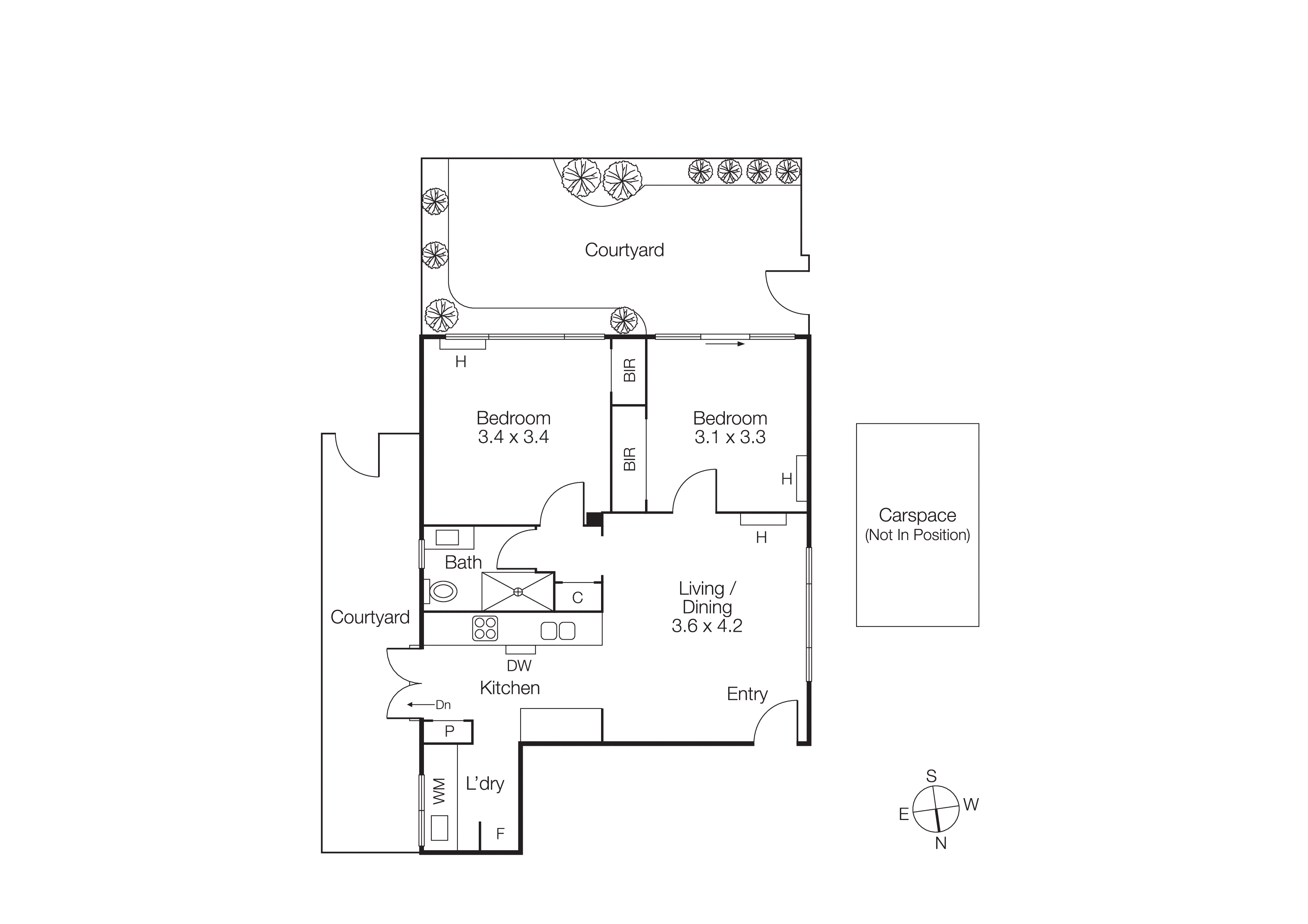 1/60 Gourlay Street, Balaclava VIC 3183 - Floorplan