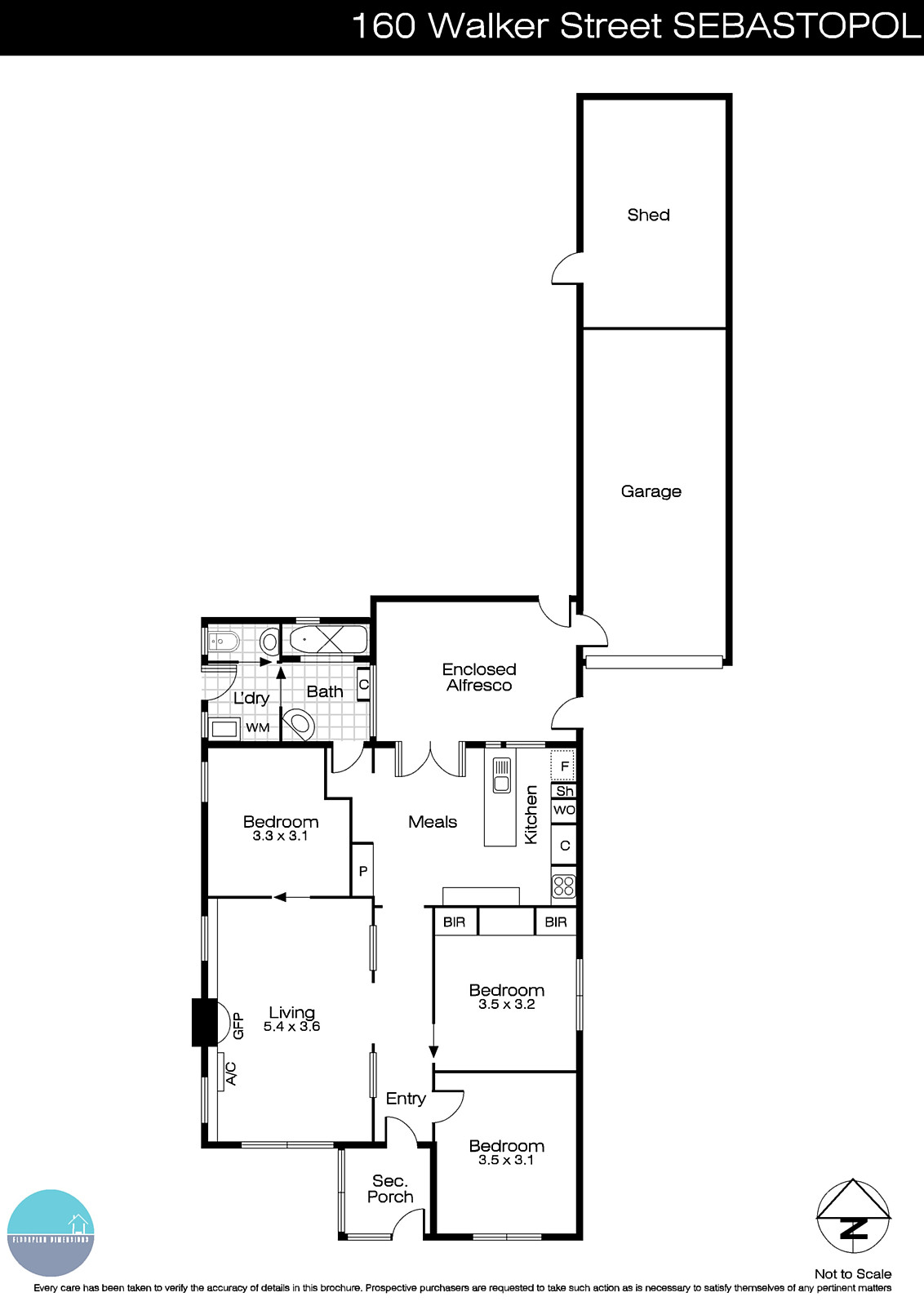 160 Walker Street, Sebastopol VIC 3356 - Floorplan