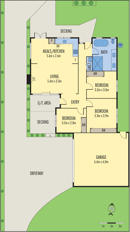 1/60 West Fyans Street, Newtown VIC 3220 - Floorplan
