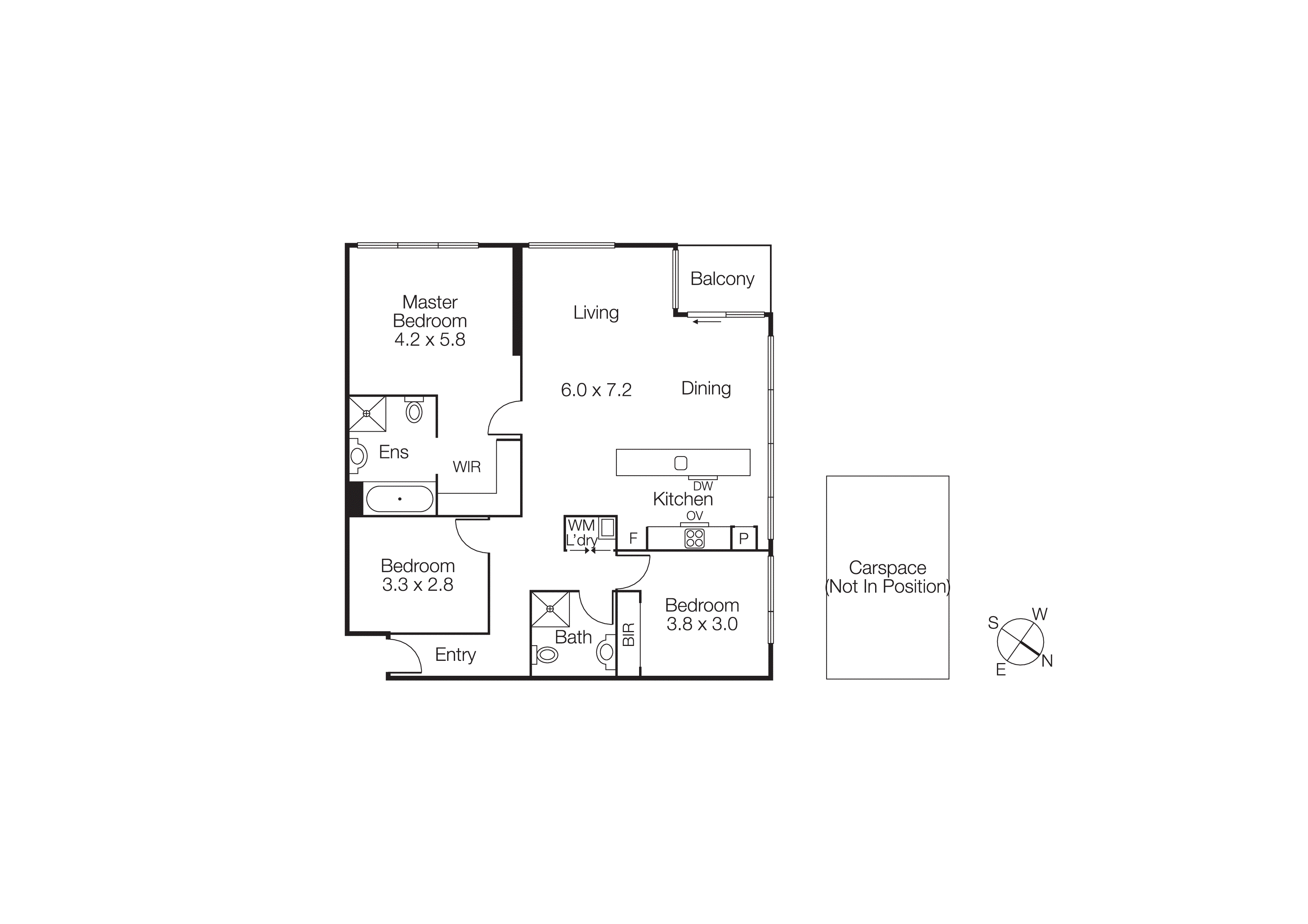 1601/82 Queens Road, Melbourne VIC 3004 - Floorplan