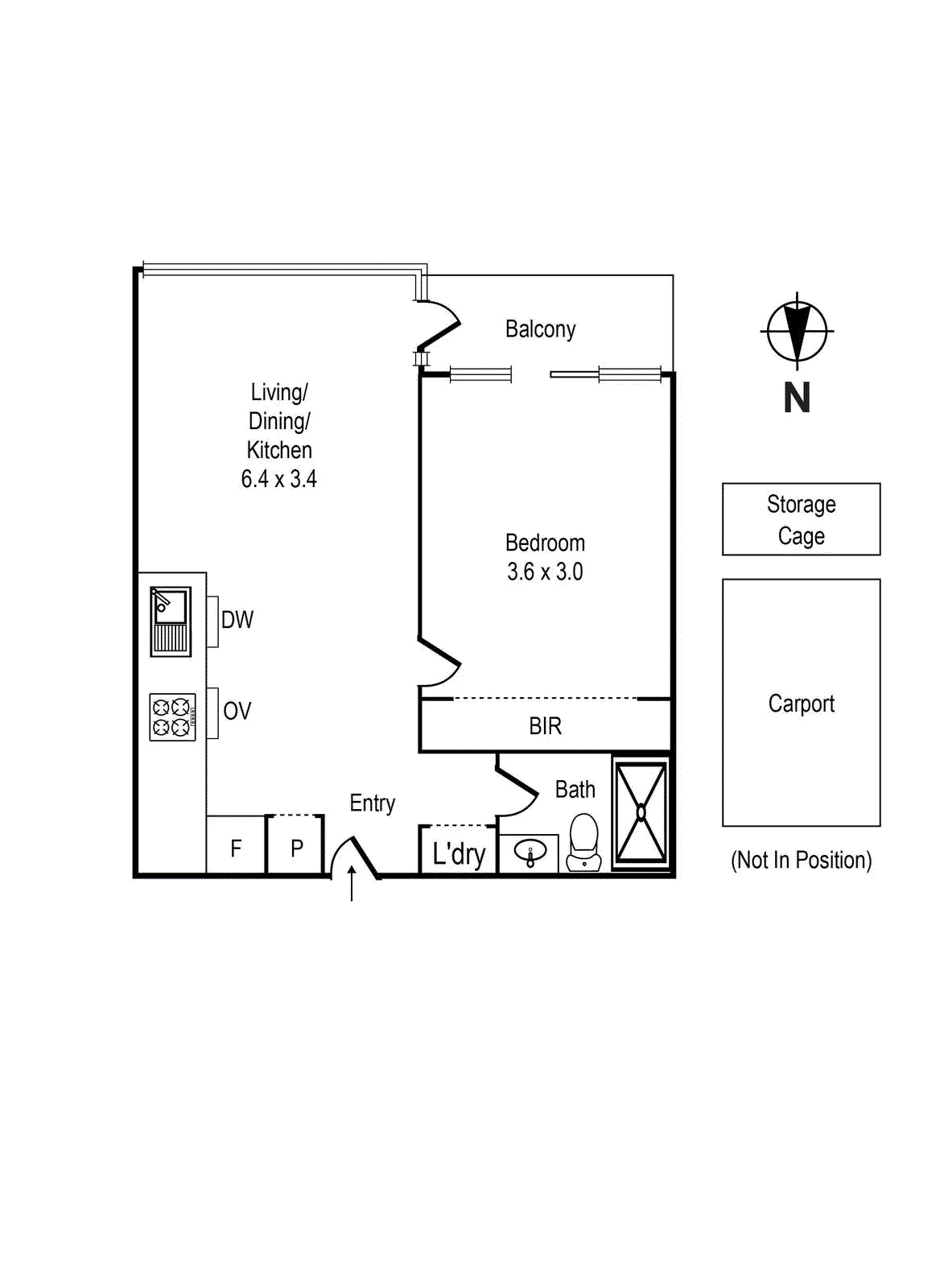 1602/50 Albert Road, South Melbourne VIC 3205 - Floorplan