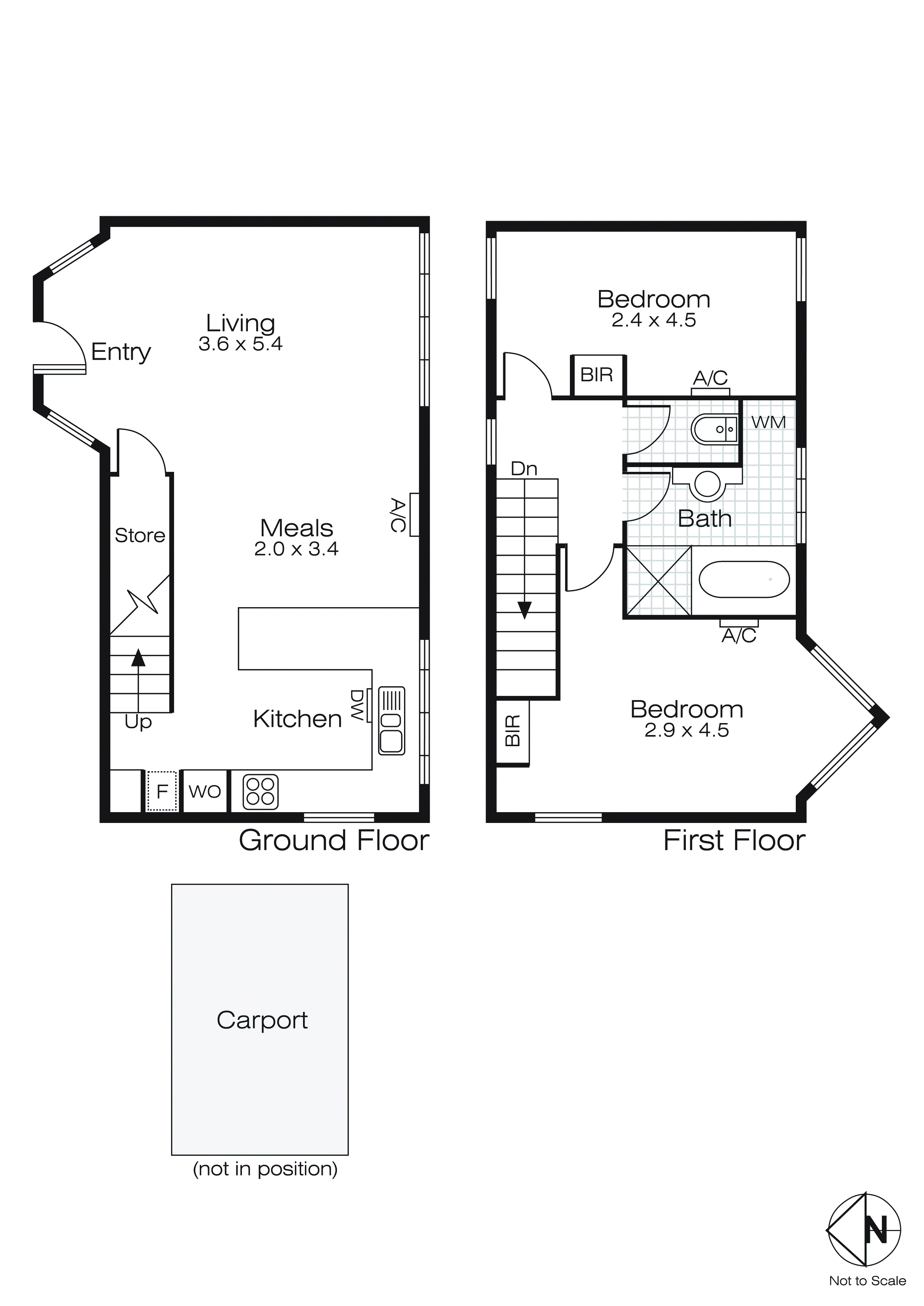 1/603 Main Road, Golden Point VIC 3350 - Floorplan