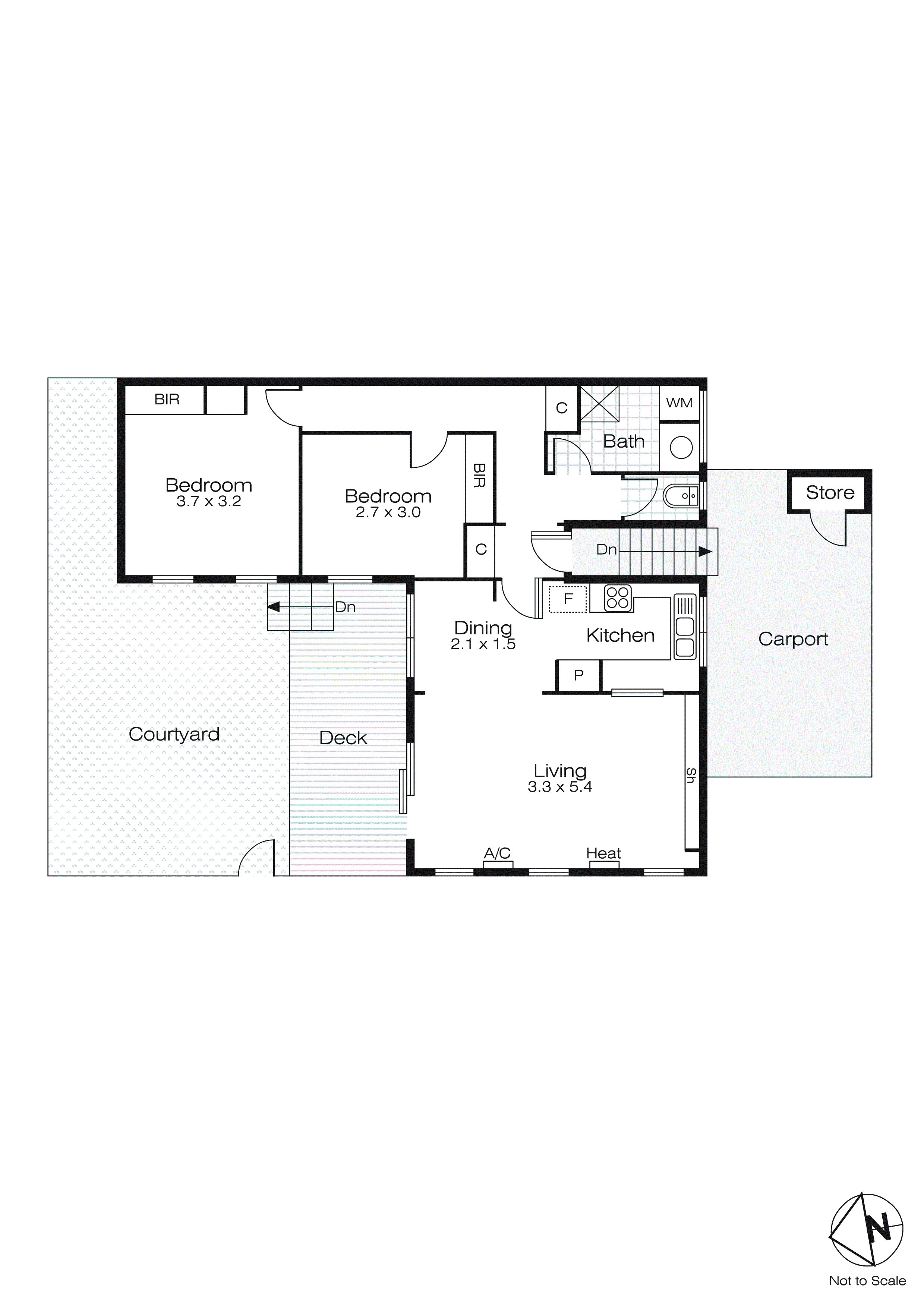 1/606 Lydiard Street North, Soldiers Hill VIC 3350 - Floorplan