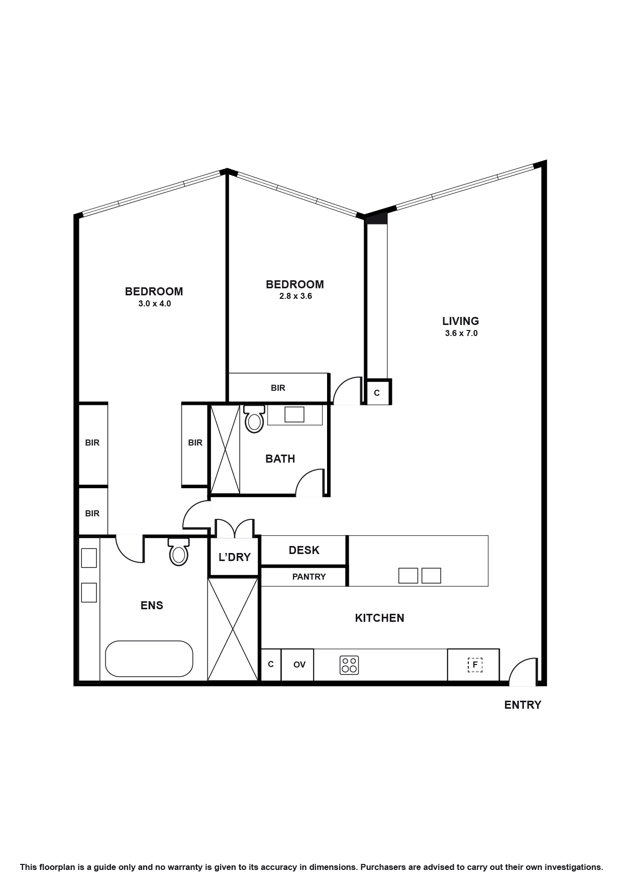 1608/731 Flinders Street, Docklands VIC 3008 - Floorplan