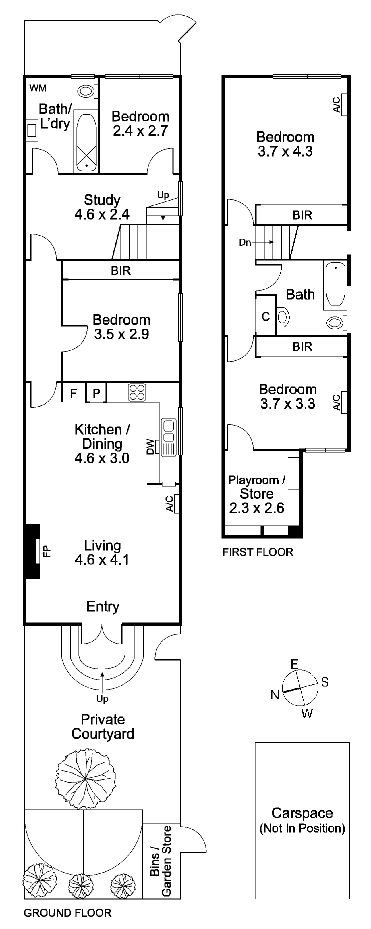 1/60A Westbury Street, ST KILDA EAST VIC 3183 - Floorplan