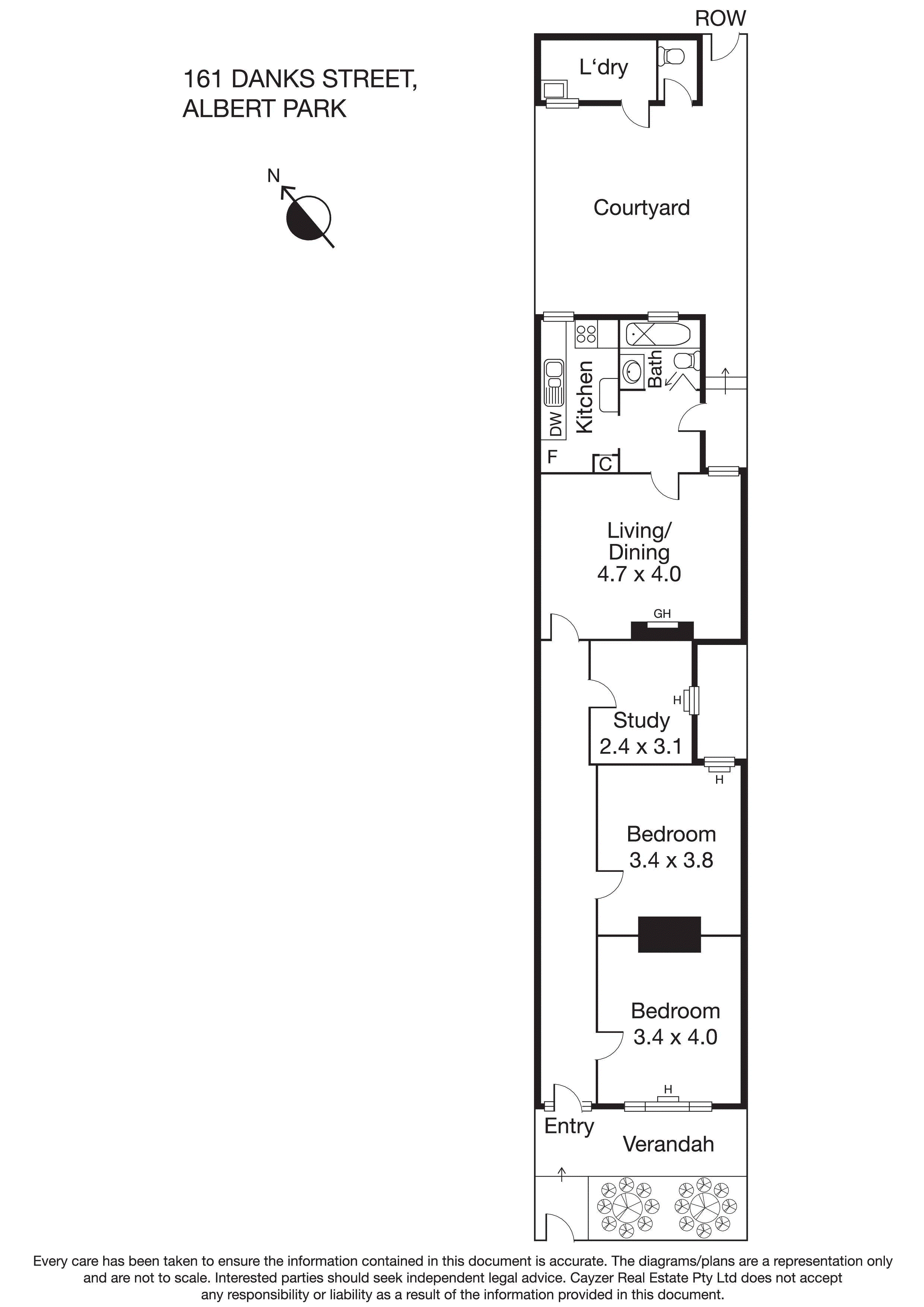 161 Danks Street, ALBERT PARK VIC 3206 - Floorplan