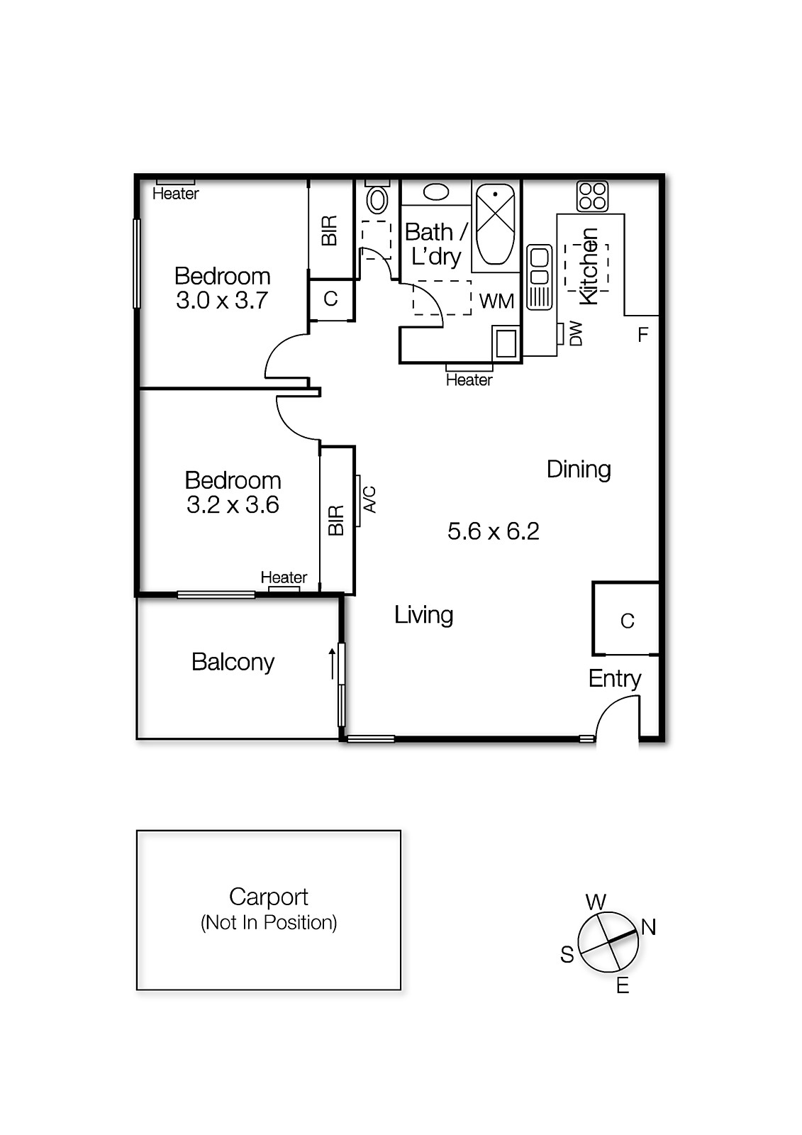 16/109 Hotham Street, St Kilda East VIC 3183 - Floorplan