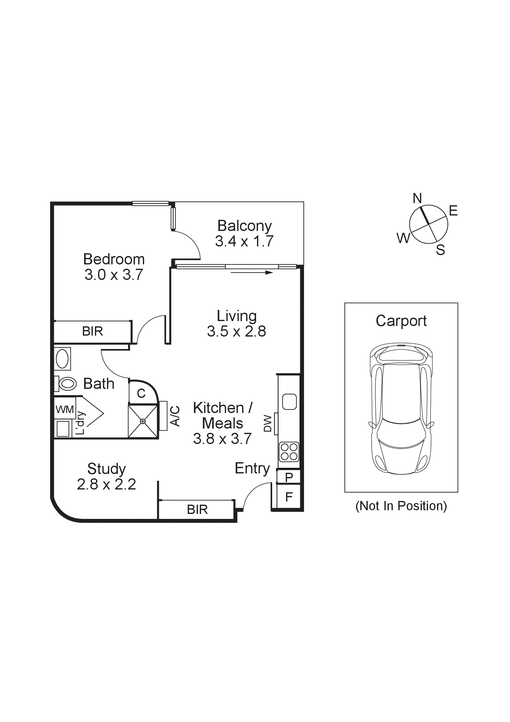 16/174 Peel Street, Windsor VIC 3181 - Floorplan