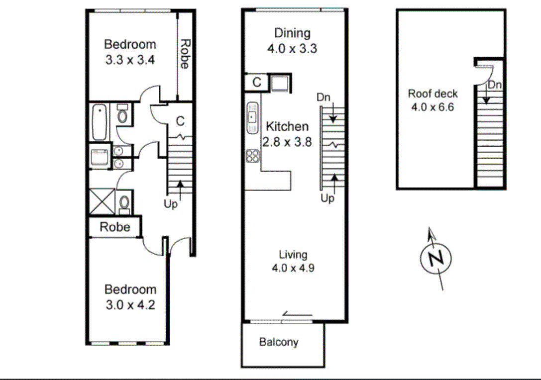 16/181 Bay Street, PORT MELBOURNE VIC 3207 - Floorplan