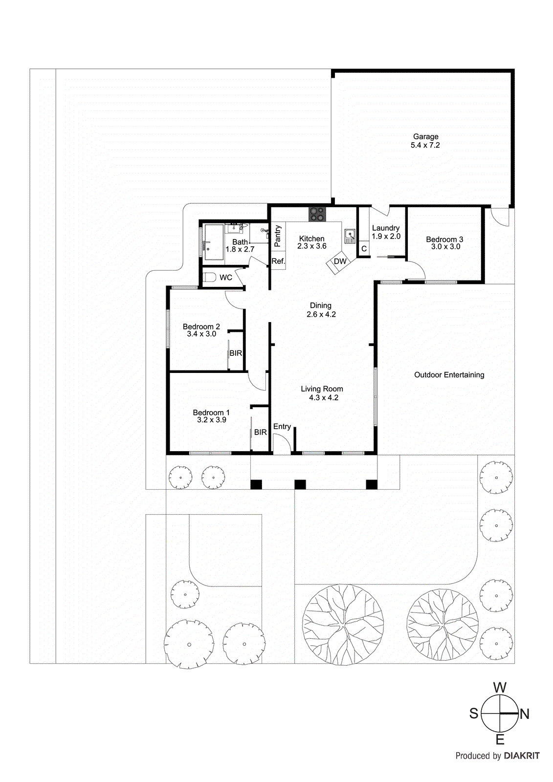 1/625 Clayton Road, Clarinda VIC 3169 - Floorplan